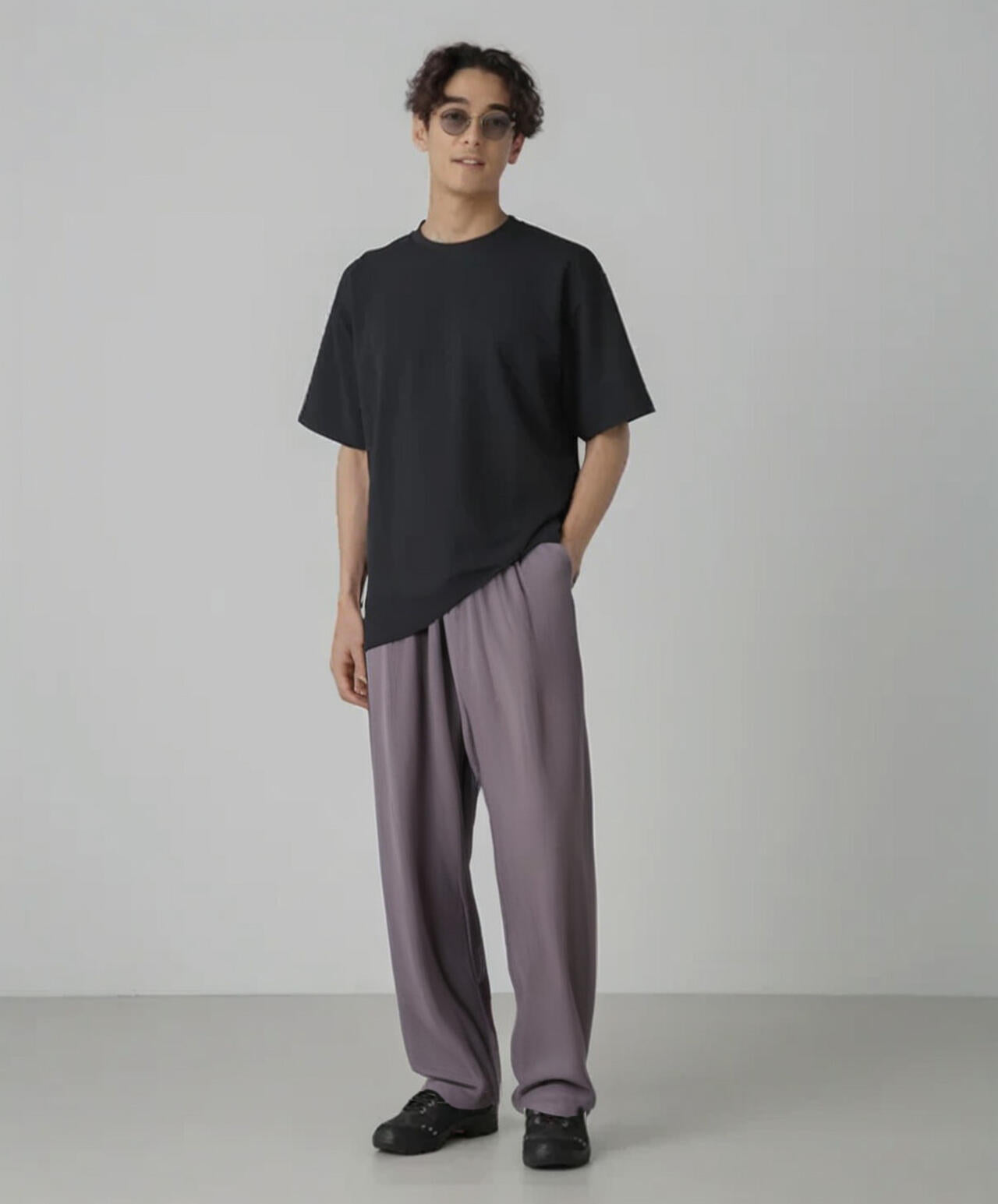 梨地ダンボールリラックスTシャツ(セットアップ可)