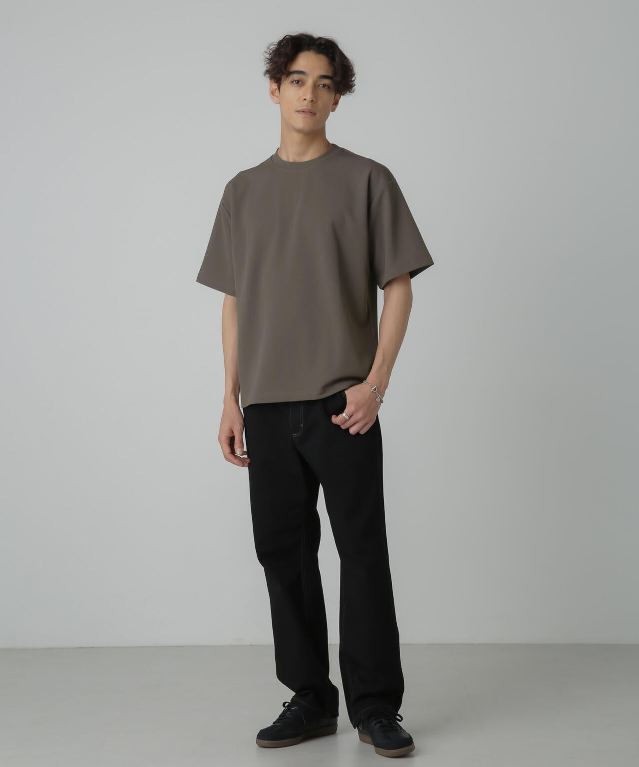 梨地ダンボールリラックスTシャツ(セットアップ可)