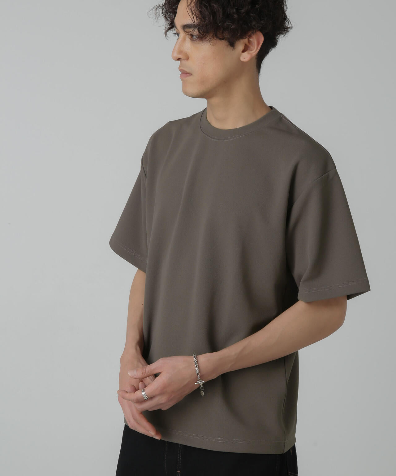 梨地ダンボールリラックスTシャツ(セットアップ可)