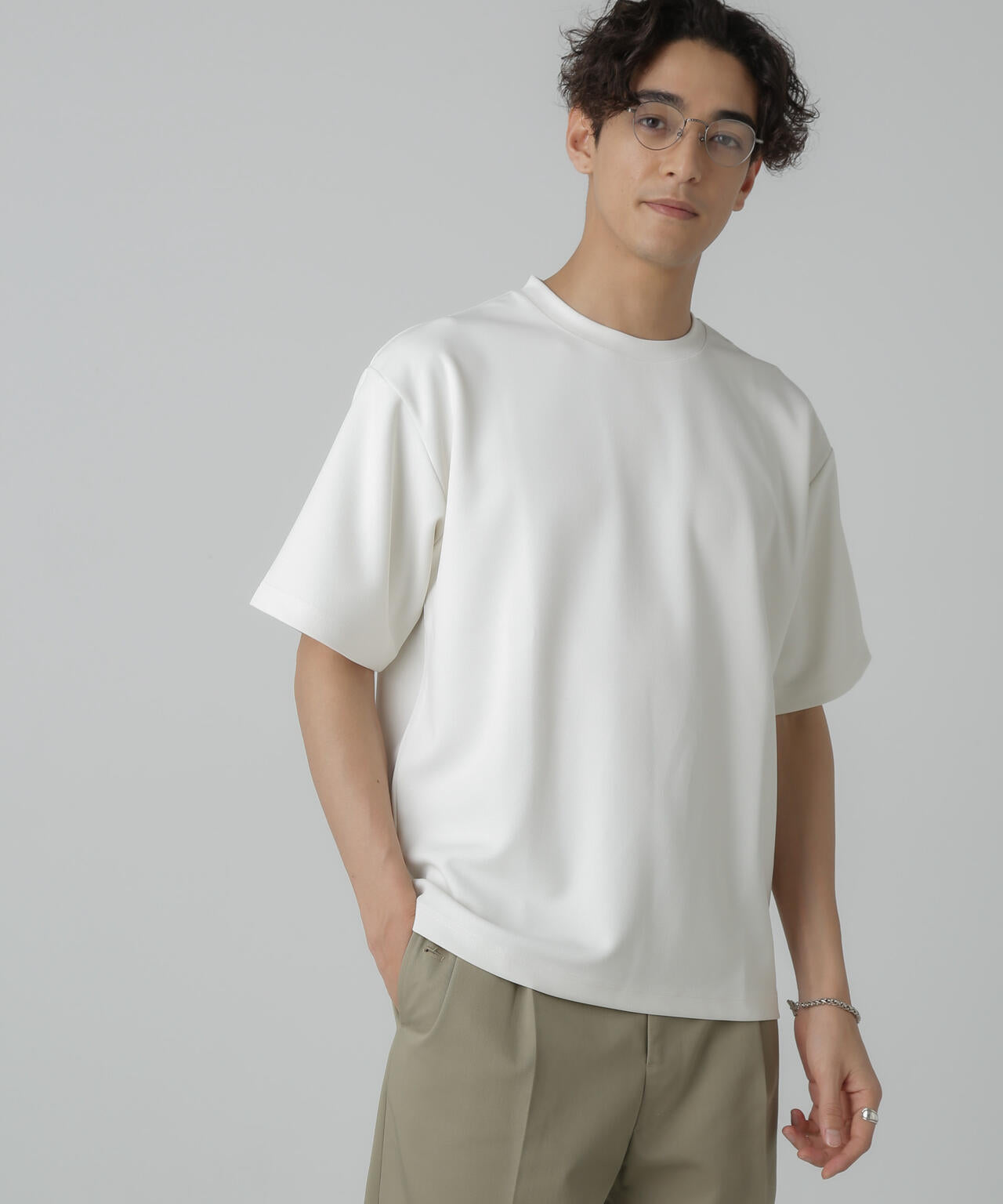 梨地ダンボールリラックスTシャツ(セットアップ可)