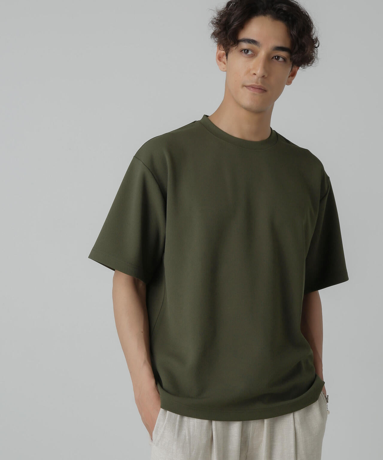 梨地ダンボールリラックスTシャツ(セットアップ可)