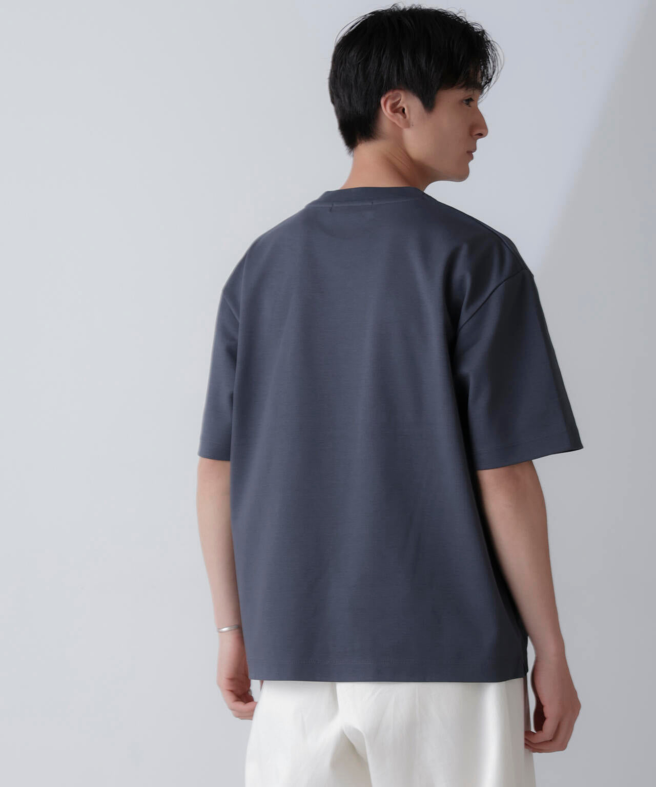 ダブルスムースクルーネックBIGTシャツ 半袖