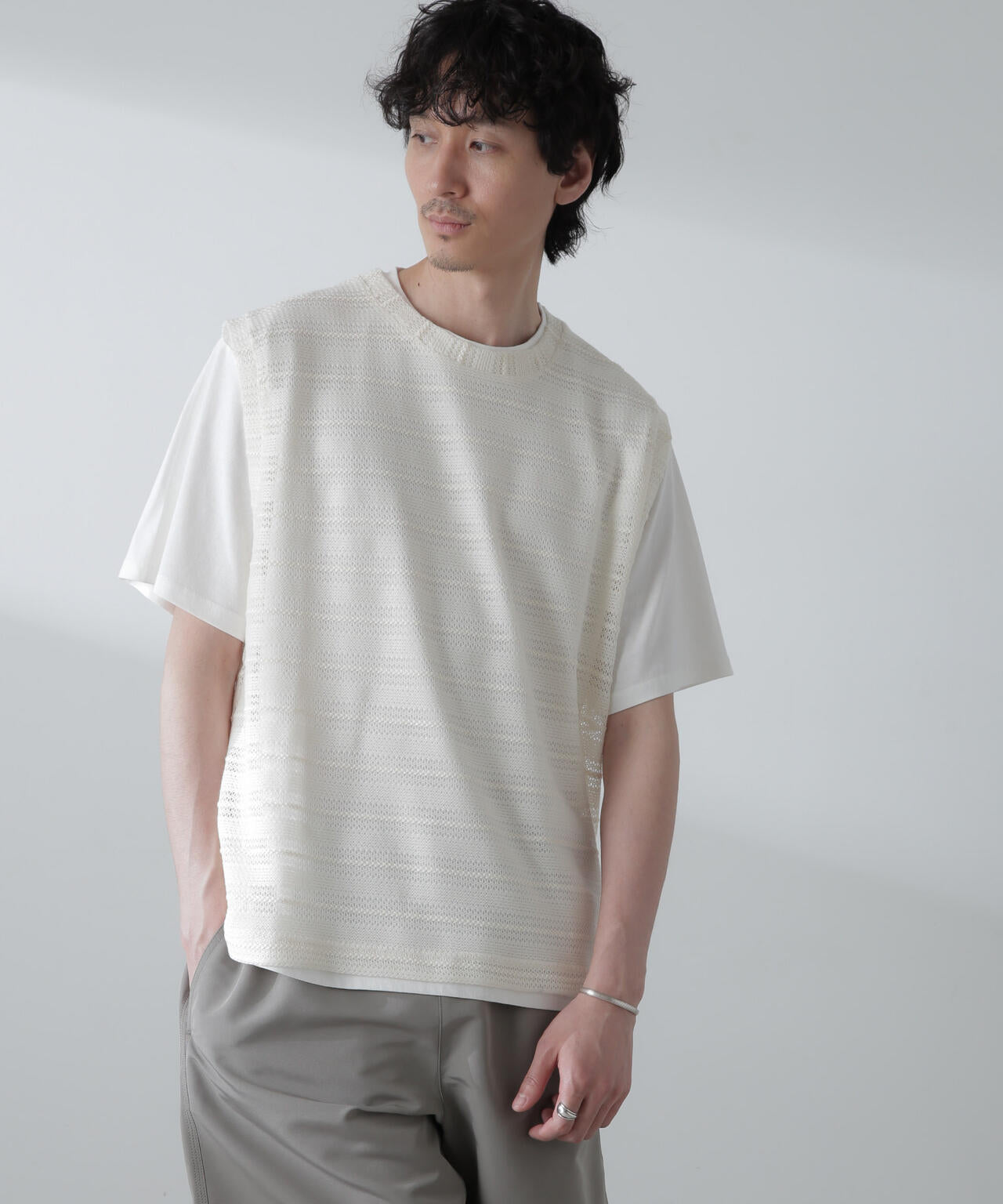 nano・universe - 新品　ナノユニバース　アンサンブル　36 かぎ針アンサンブルTシャツ | NANO universe（ナノ・ユニバース