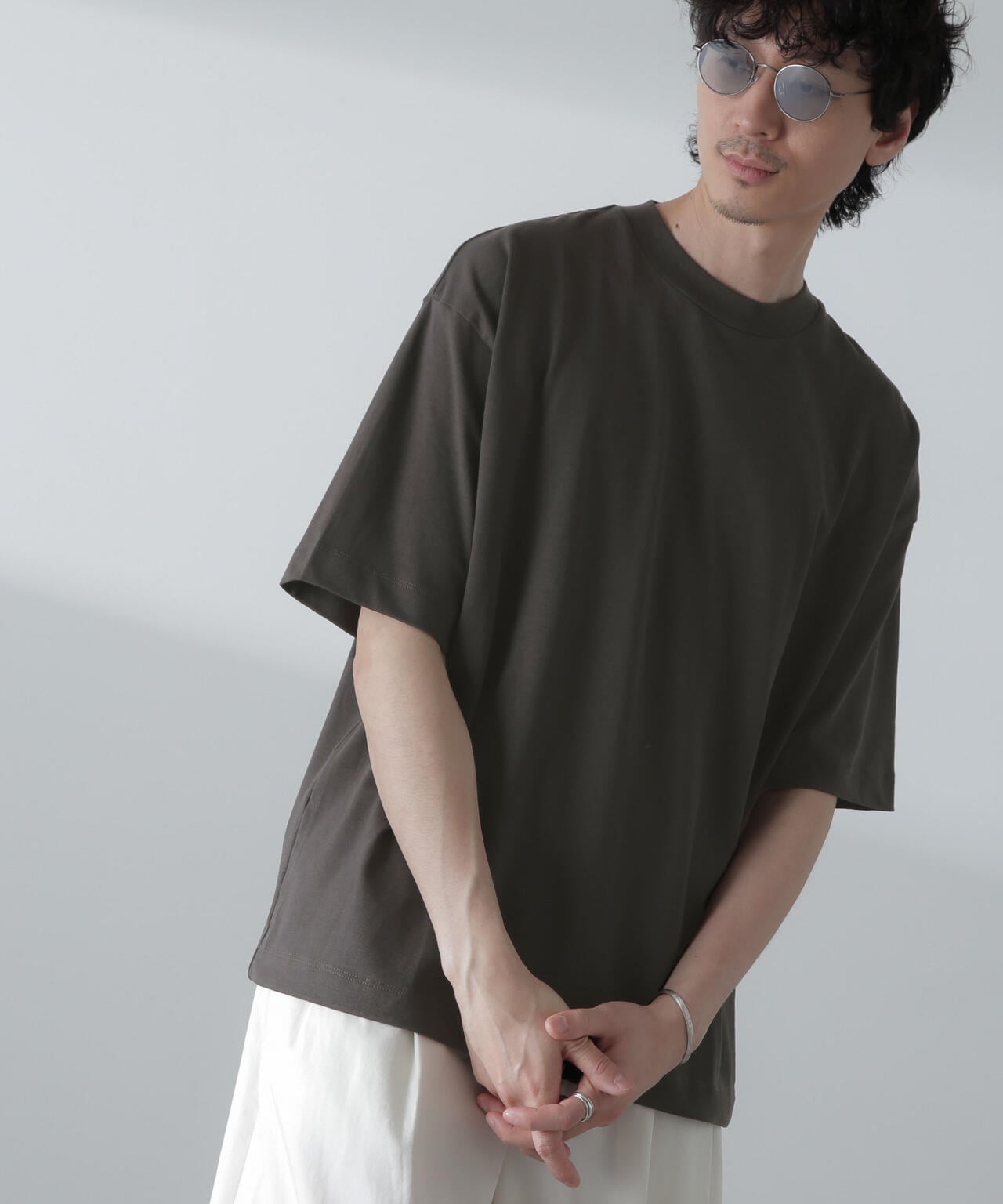 NORMANBROS別注 ドローコードBIGTシャツ 半袖 | NANO universe（ナノ