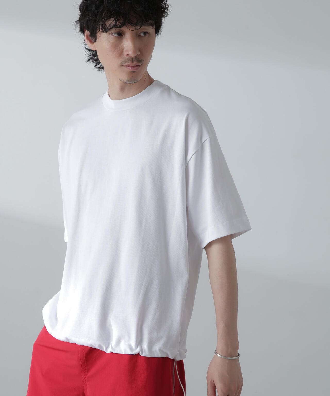 NORMANBROS別注 ドローコードBIGTシャツ 半袖 | NANO universe（ナノ