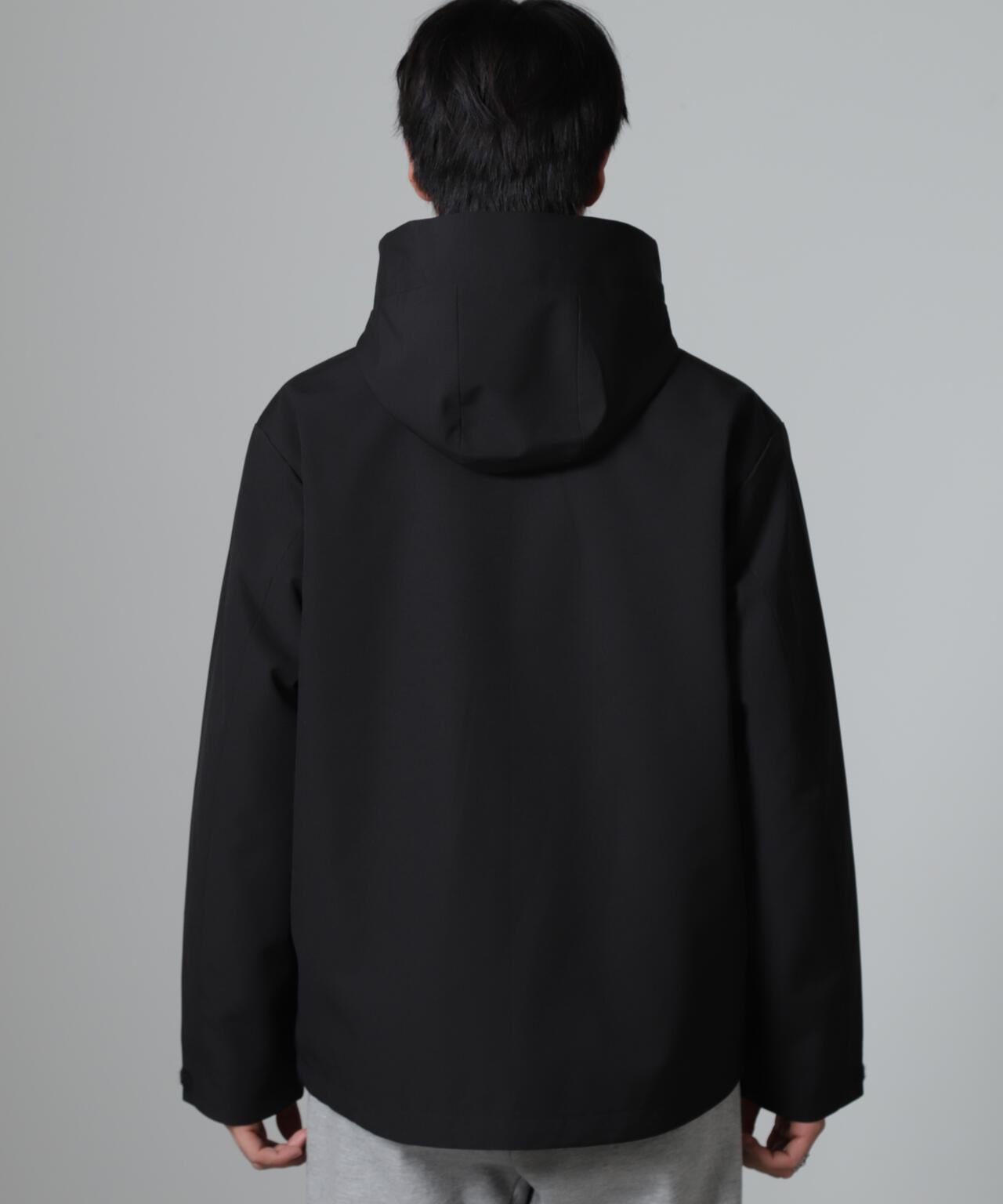 3レイヤーフーディブルゾン
