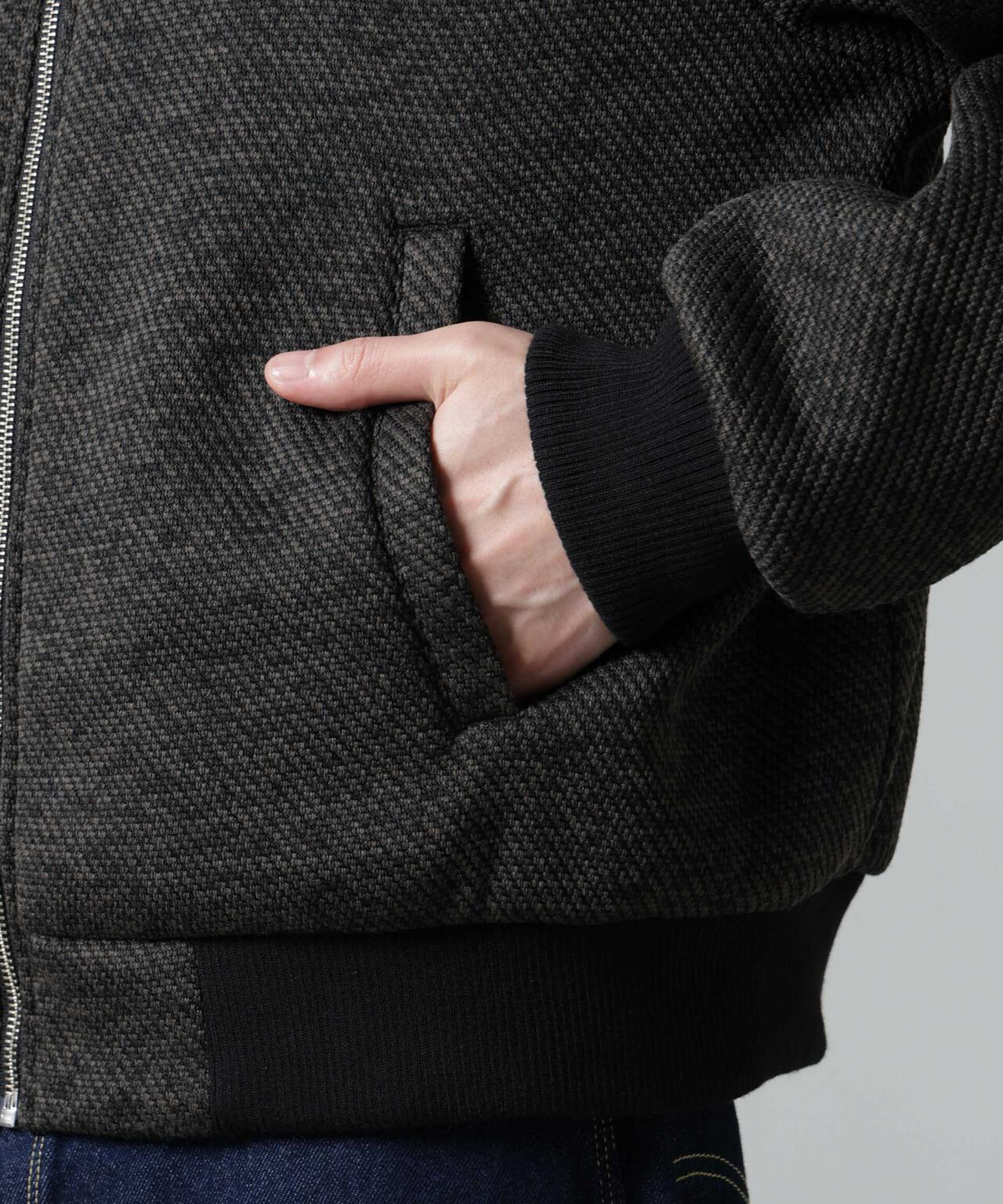 ニットフリースZIPブルゾン(セットアップ可) | NANO universe（ナノ