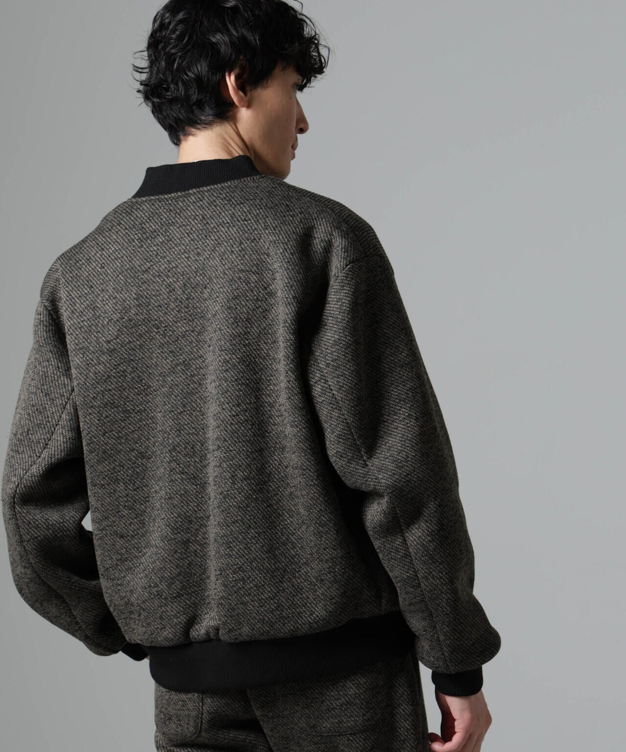 ニットフリースZIPブルゾン(セットアップ可) | NANO universe（ナノ