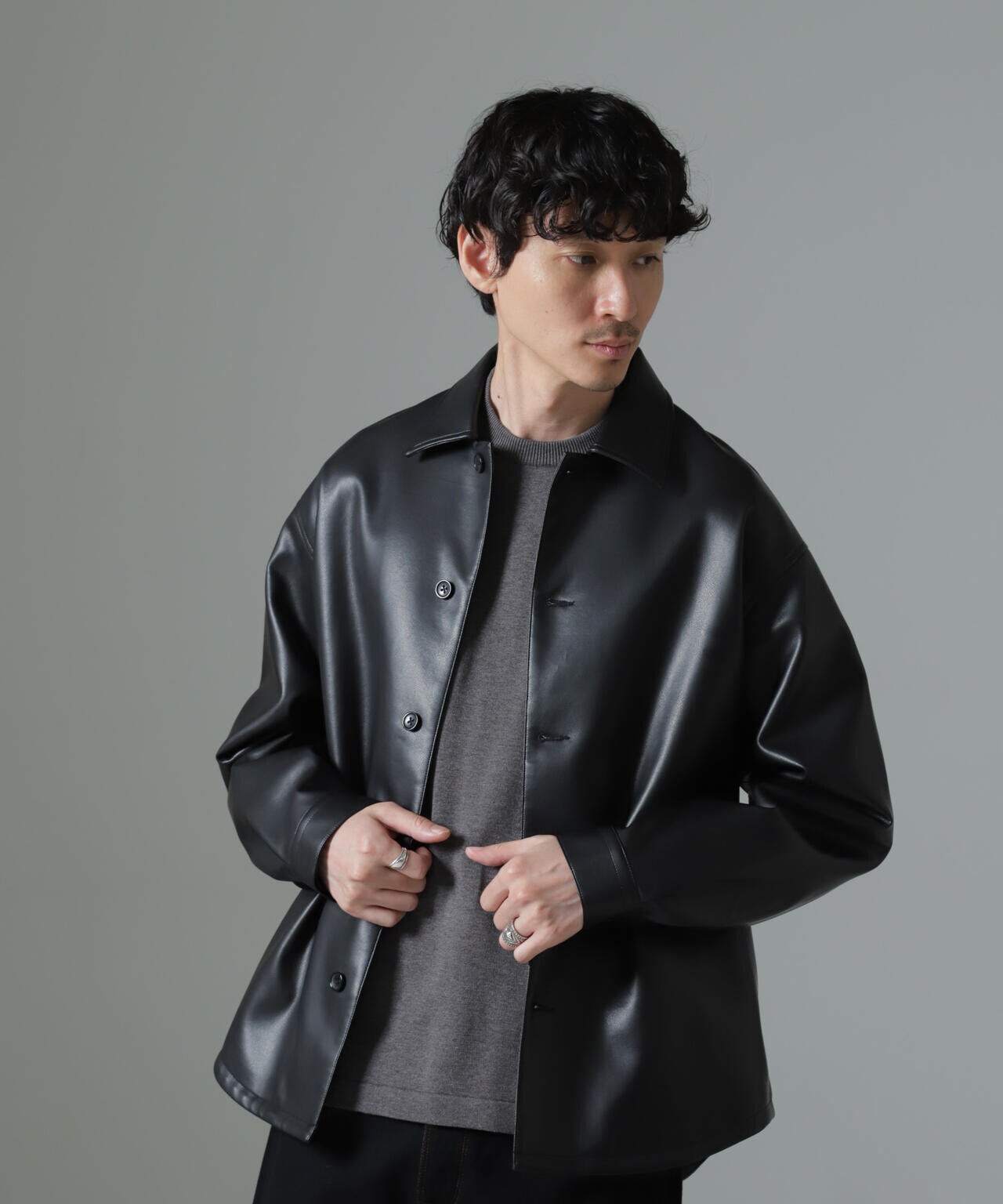 フェイクレザーCPOジャケット | NANO universe（ナノ
