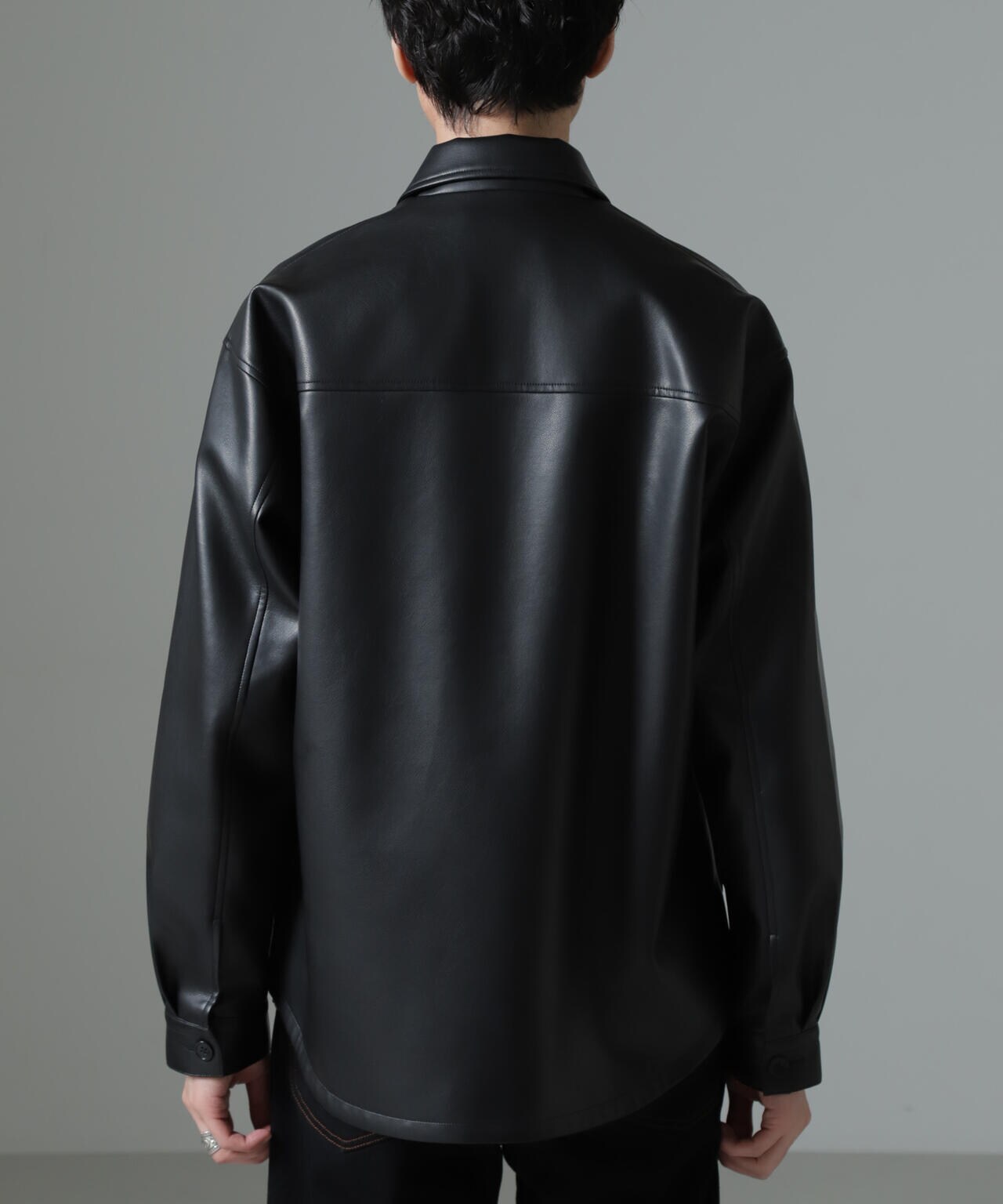 nanouniverse レザージャケット レザー テーラード ジャケット (セットアップ可)