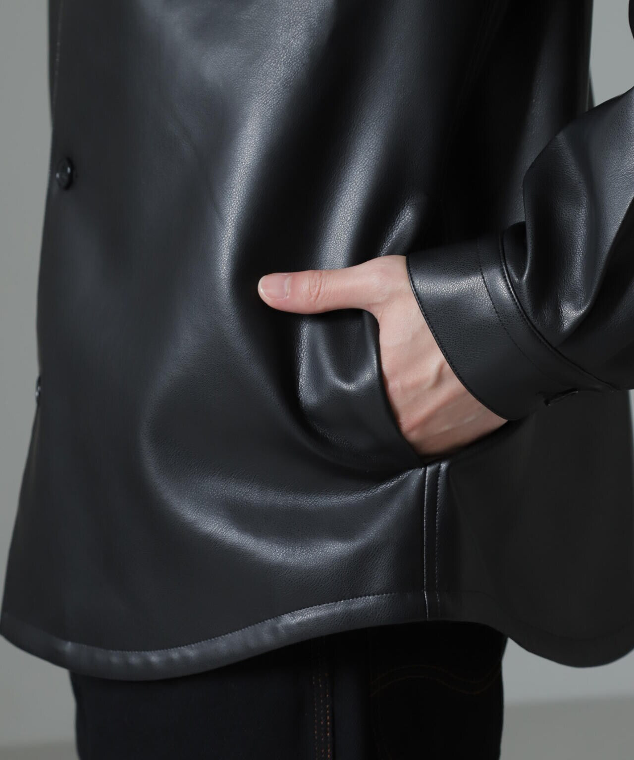 フェイクレザーCPOジャケット | NANO universe（ナノ