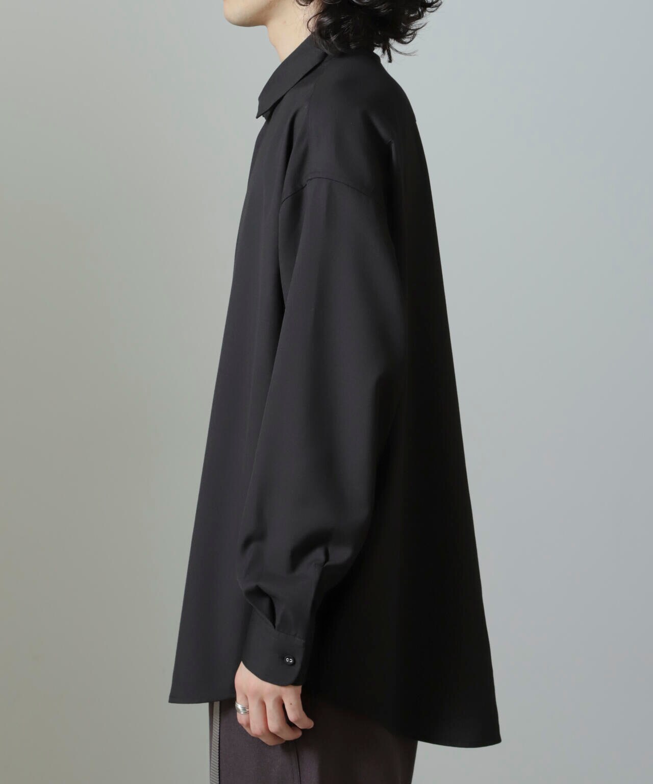 ビッグドレープシャツ 長袖 | NANO universe（ナノ・ユニバース
