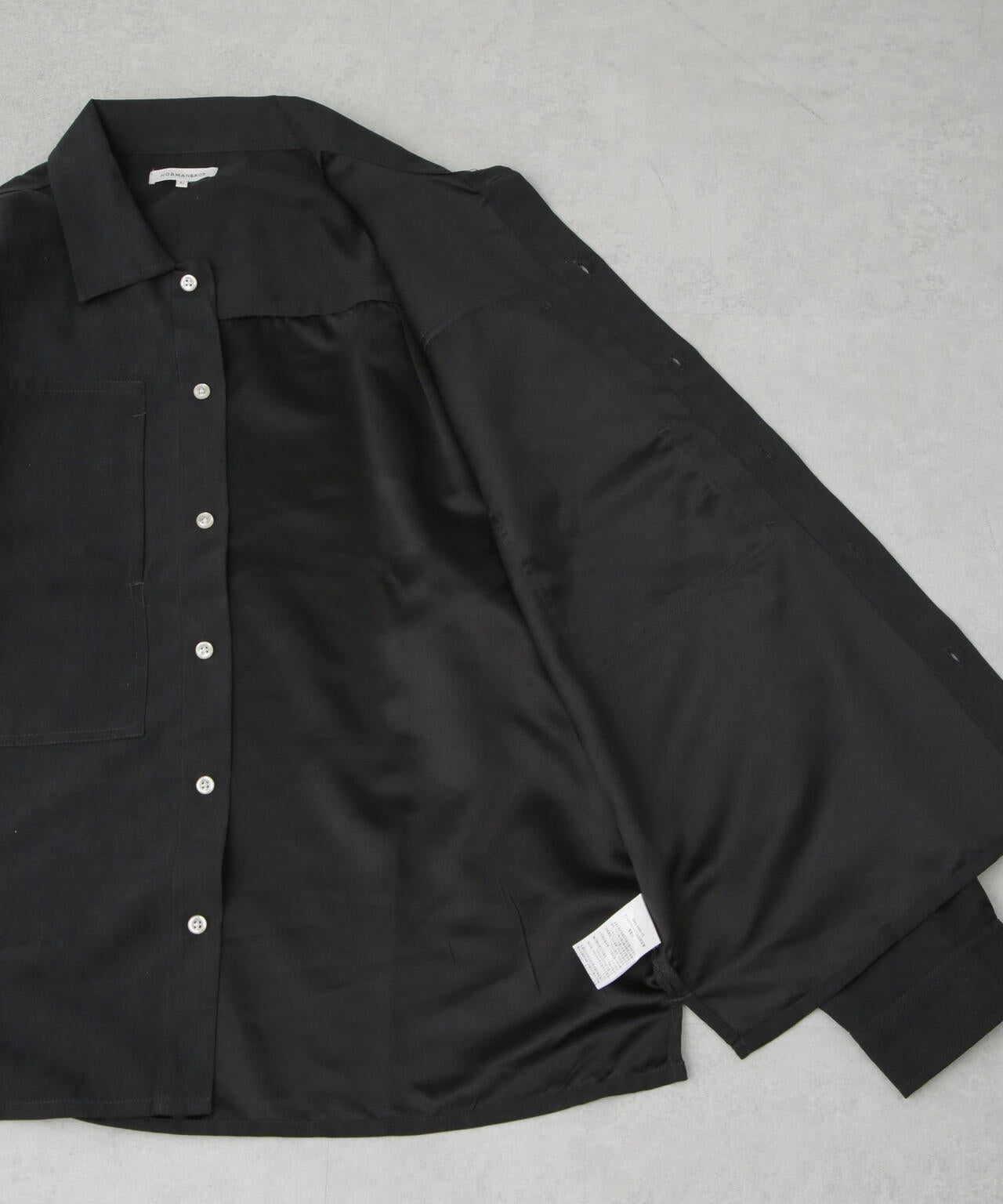 NORMANBROS/NORMANBROS 別注 ワイドポケット ピーチ起毛シャツ