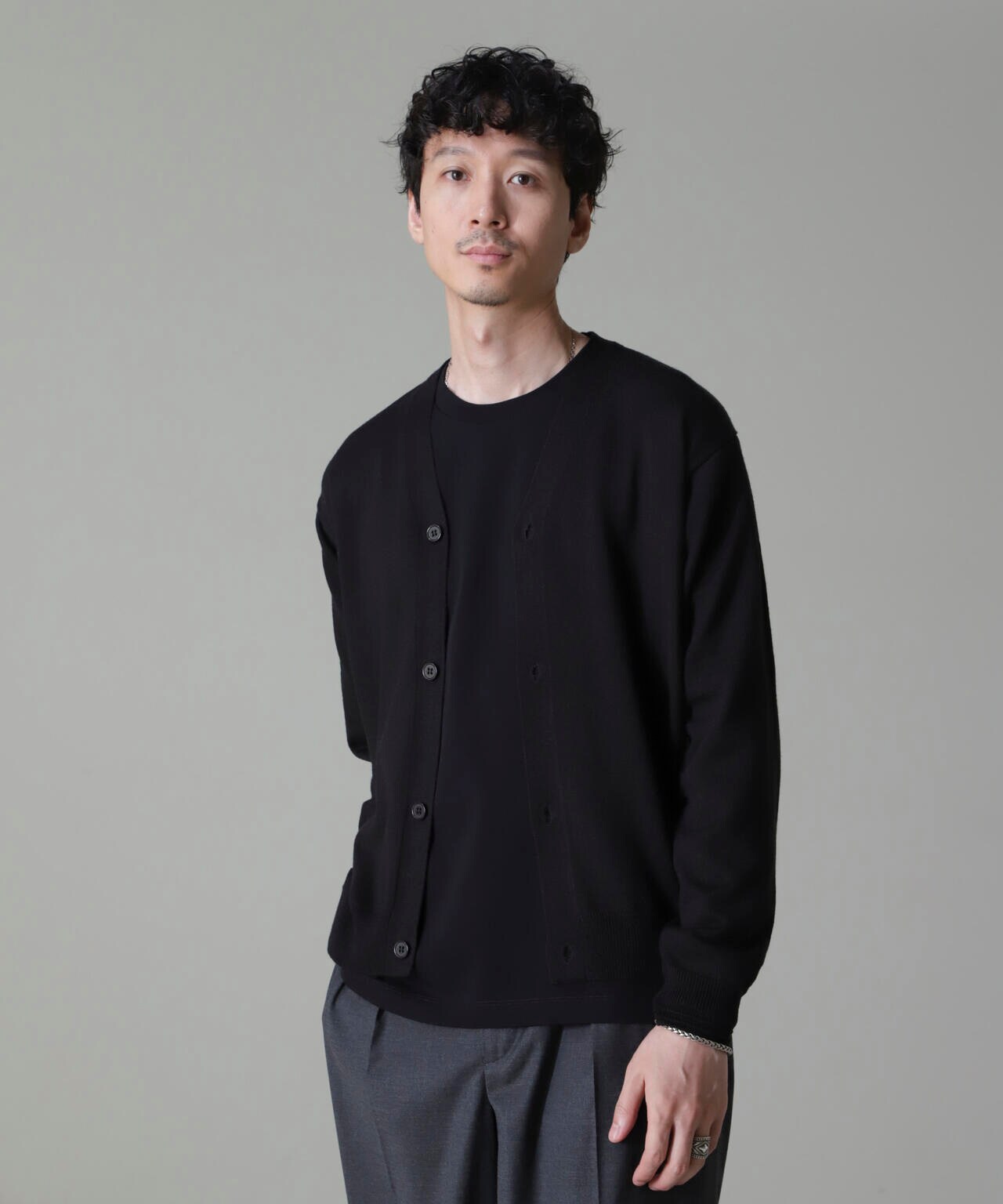 タスマニアミックスベーシックカーディガン