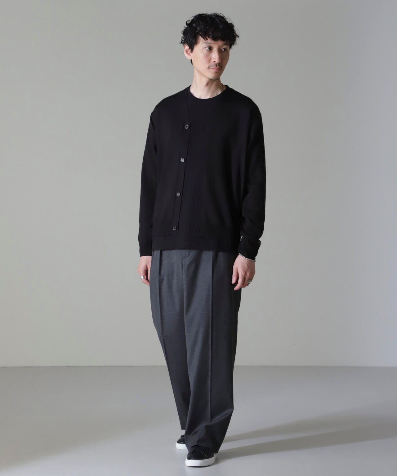 タスマニアミックスベーシックカーディガン