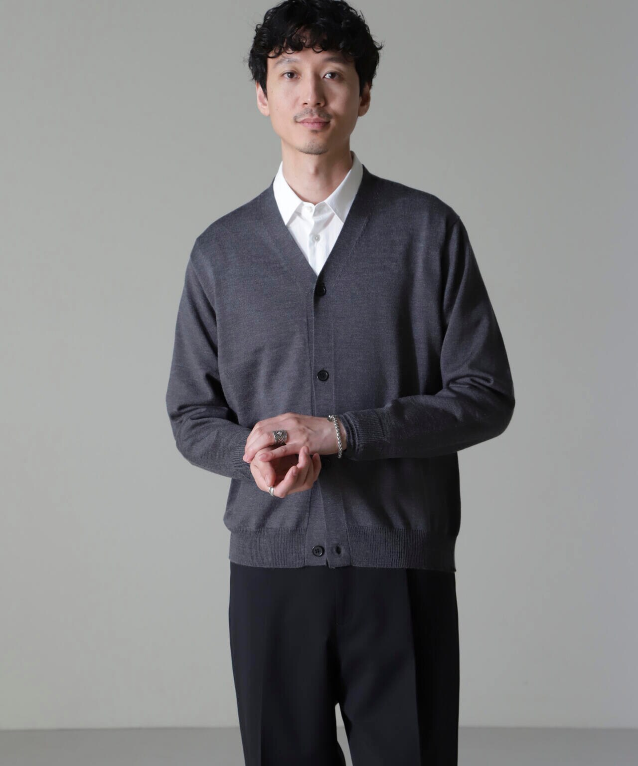 タスマニアミックスベーシックカーディガン