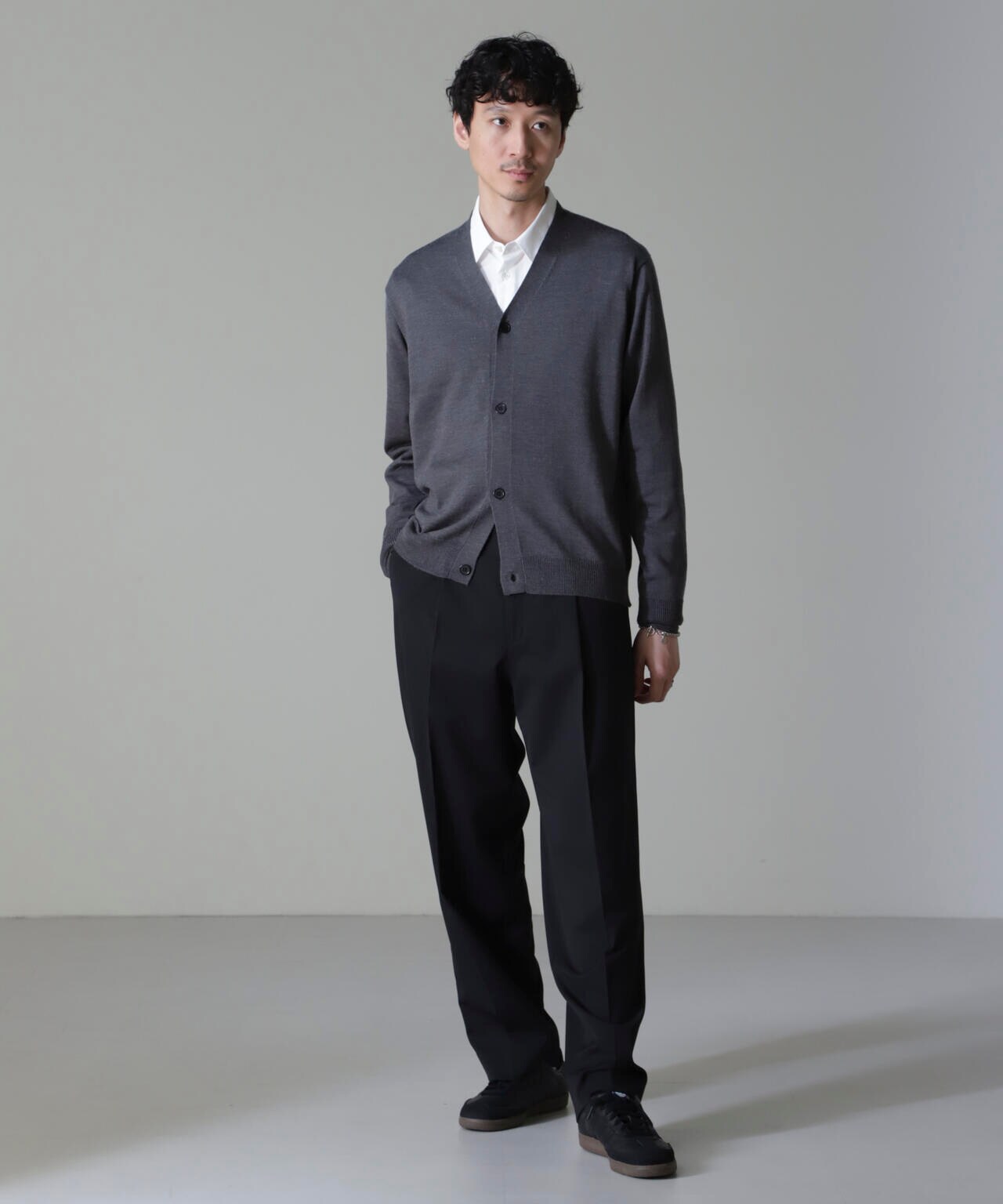 タスマニアミックスベーシックカーディガン