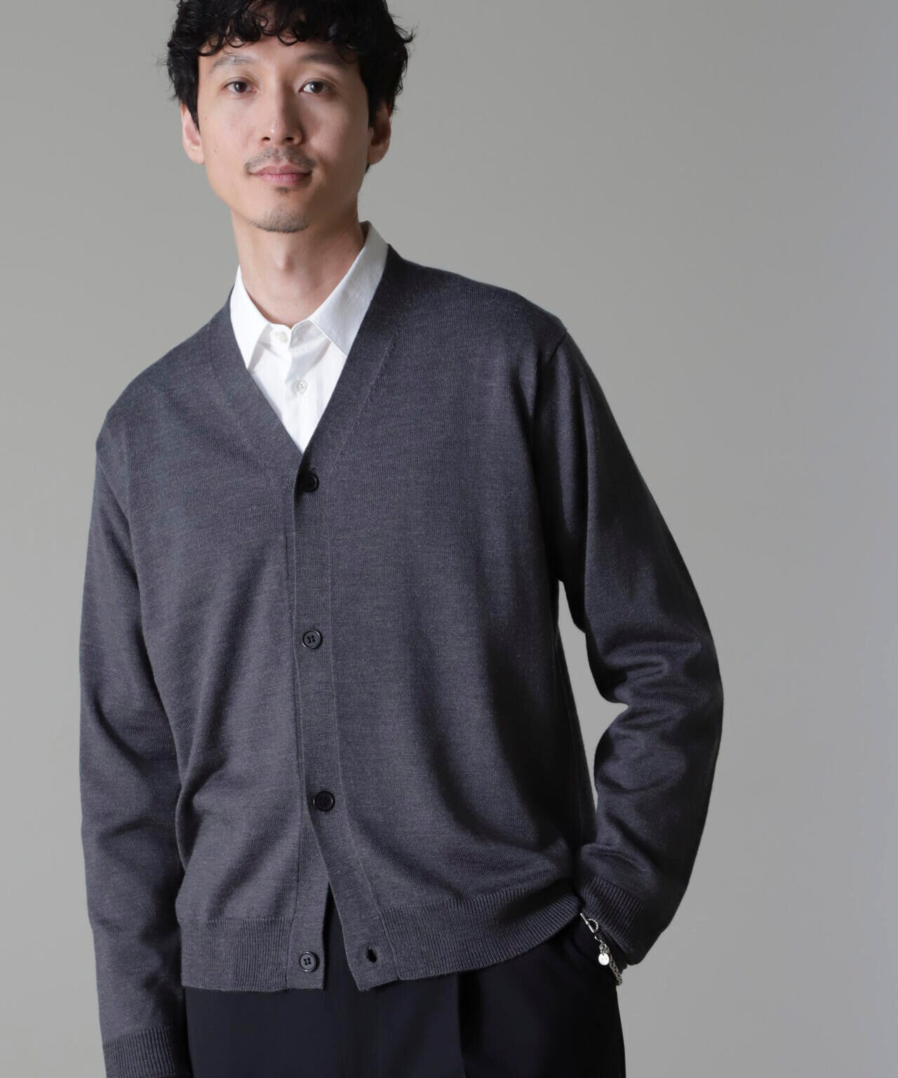 タスマニアミックスベーシックカーディガン | NANO universe