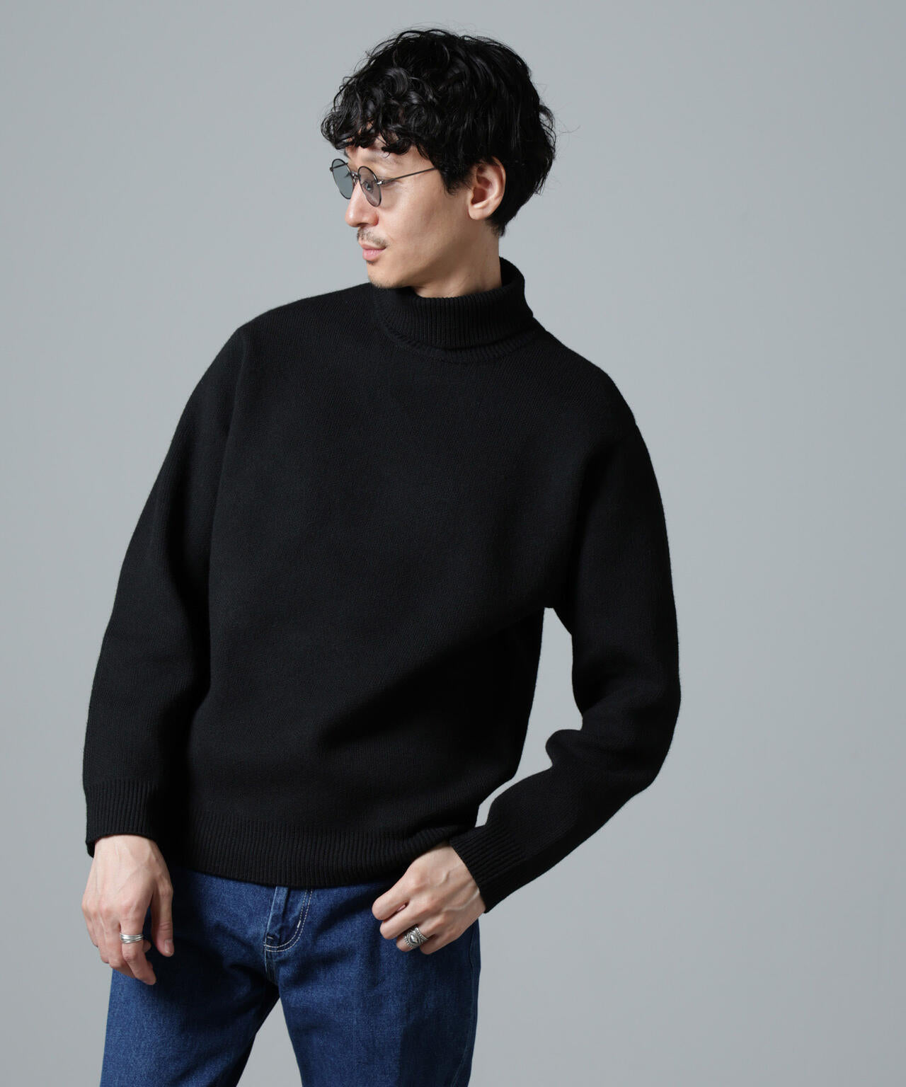タートルニット GB0425/KNT06 : Sulman Turtle Neck Knit / サルマンタートルネック