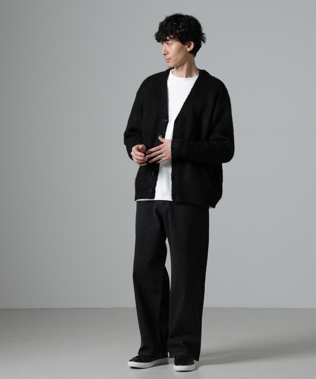 美品Curensologyモヘヤ ニット カーディガン✴︎ネイビー定価39000円 Curensology（カレンソロジー）の「Curensology(カレンソロジー