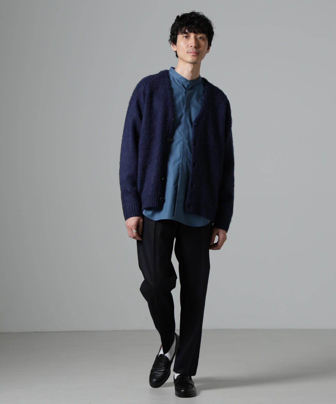 モヘヤライクニットカーディガン | NANO universe（ナノ・ユニバース