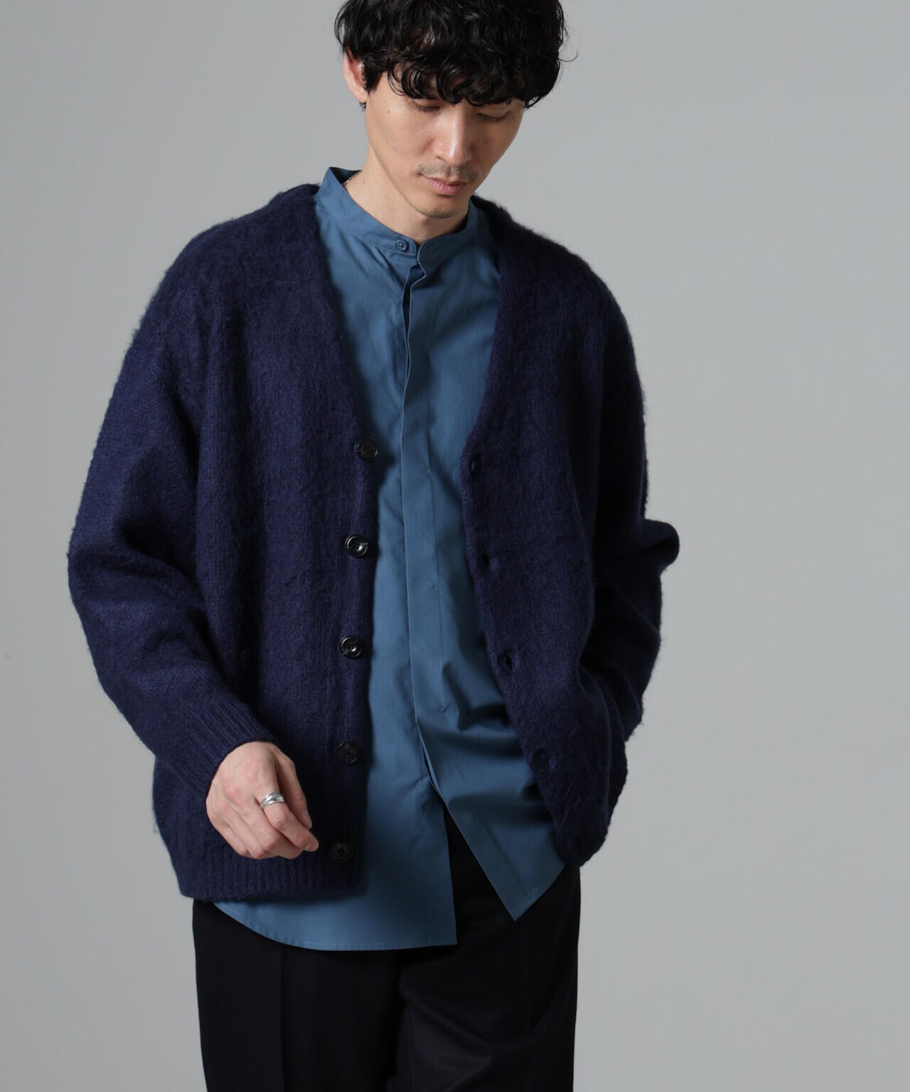 モヘヤライクニットカーディガン | NANO universe（ナノ・ユニバース