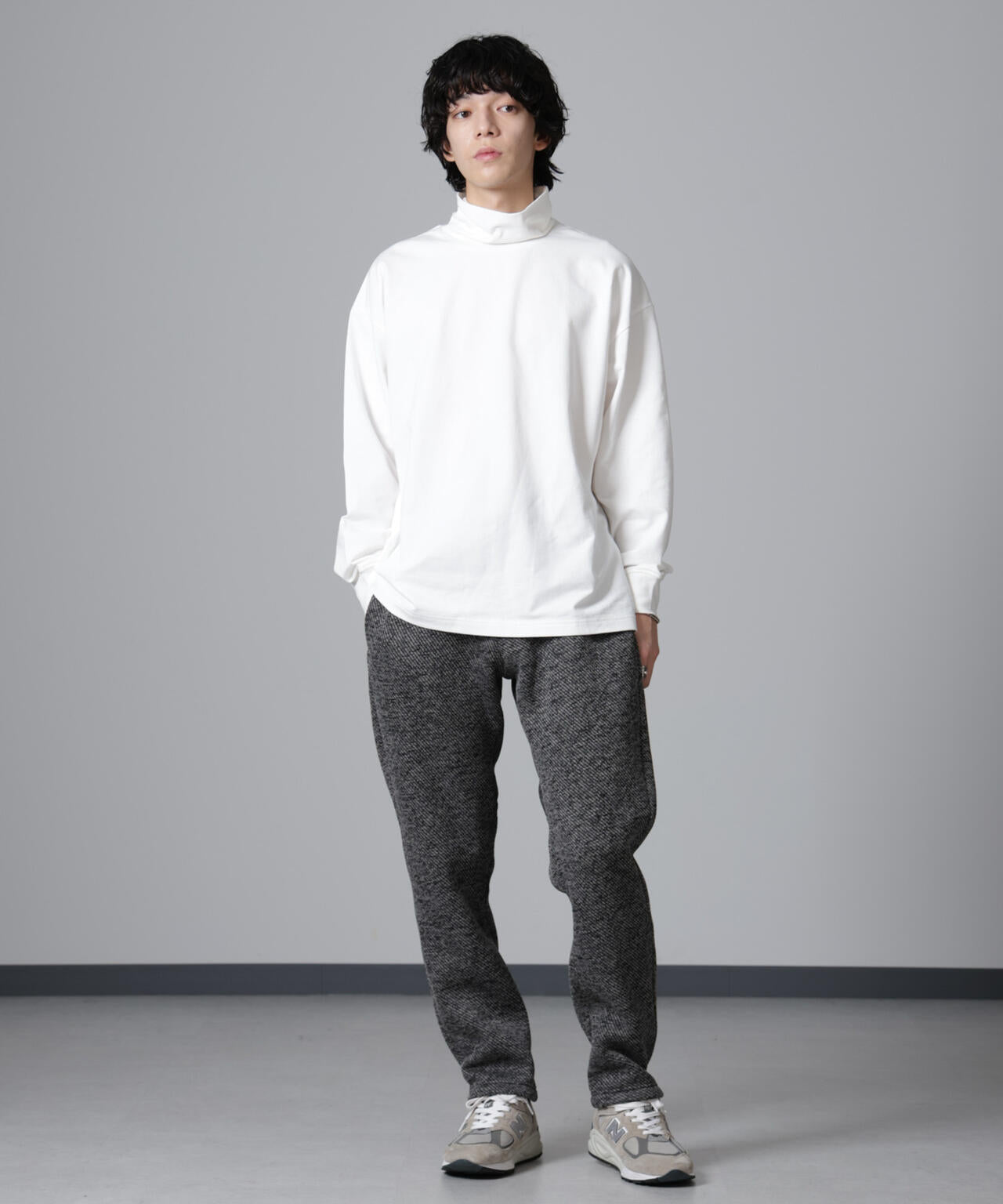 タートルカットミニ裏毛Ｔシャツ 長袖