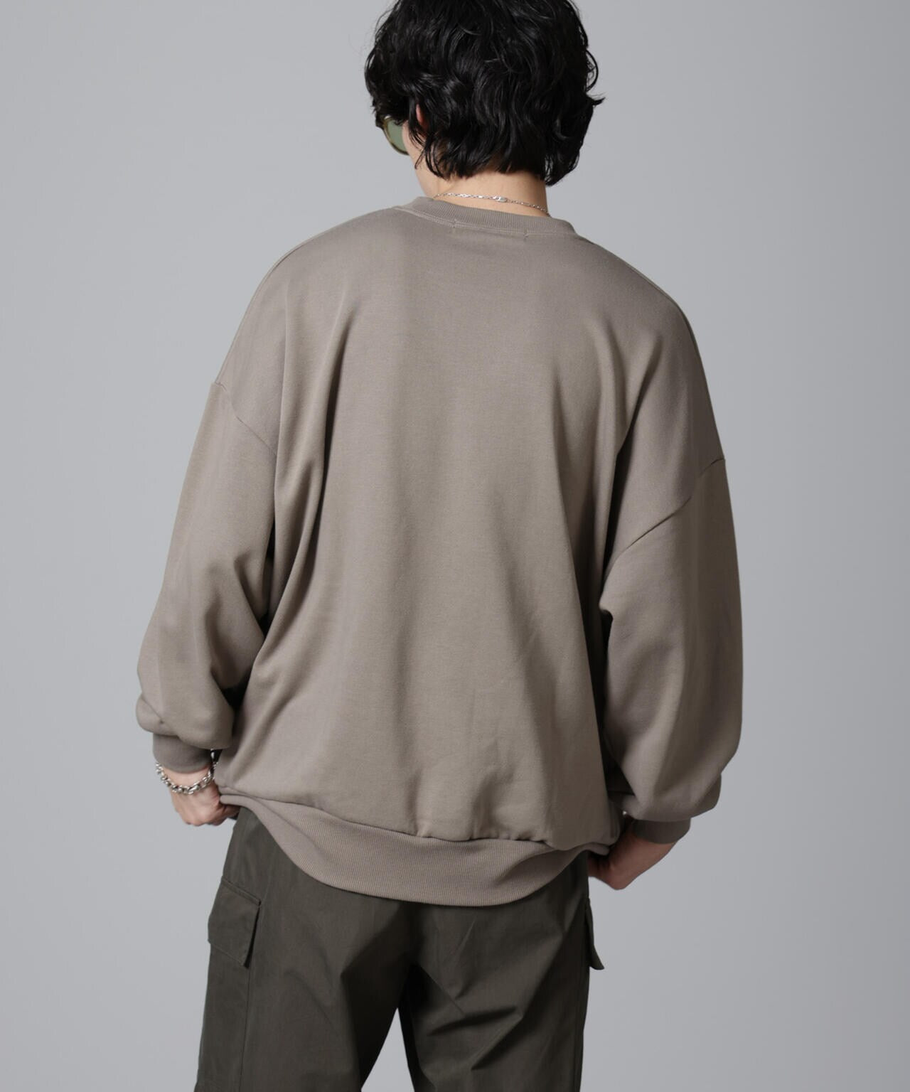 STONE  クルーネック スウェット S WEB限定/ビッグシルエットクルーネックスウェット | NANO