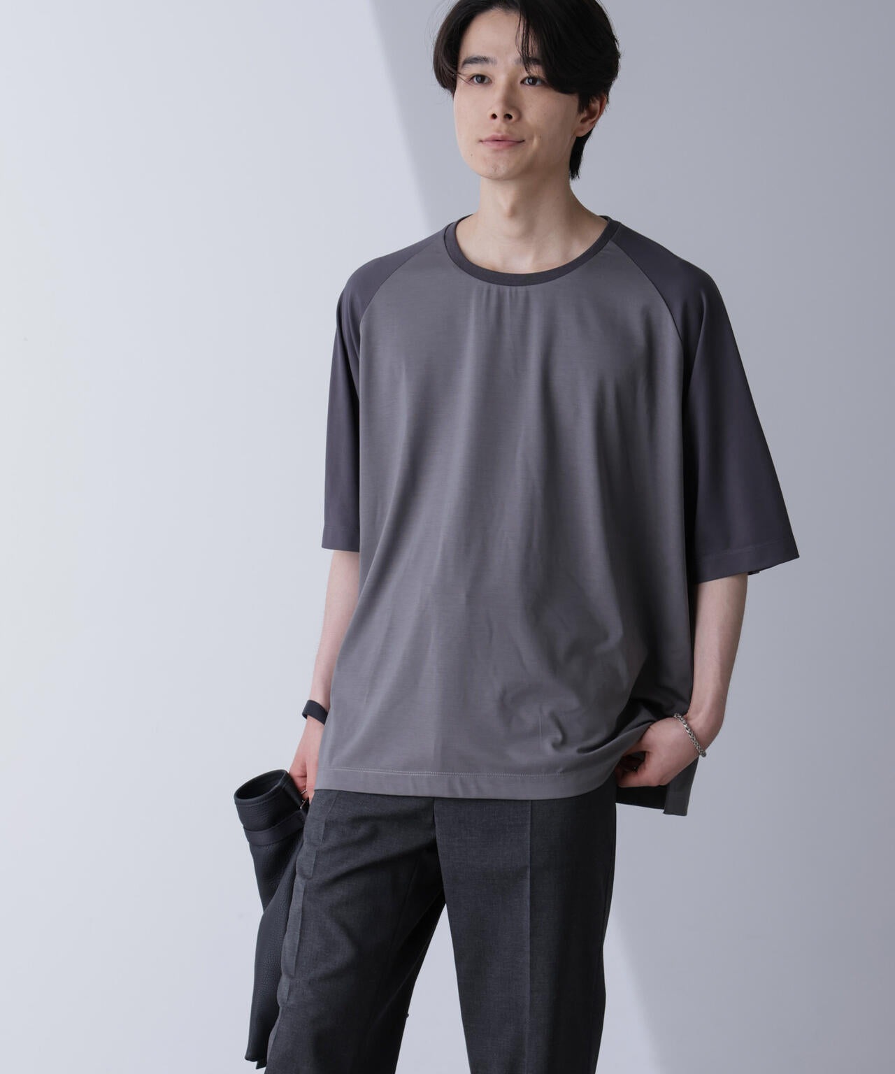 ワイドシルエットラグランTシャツ 半袖 | NANO universe（ナノ
