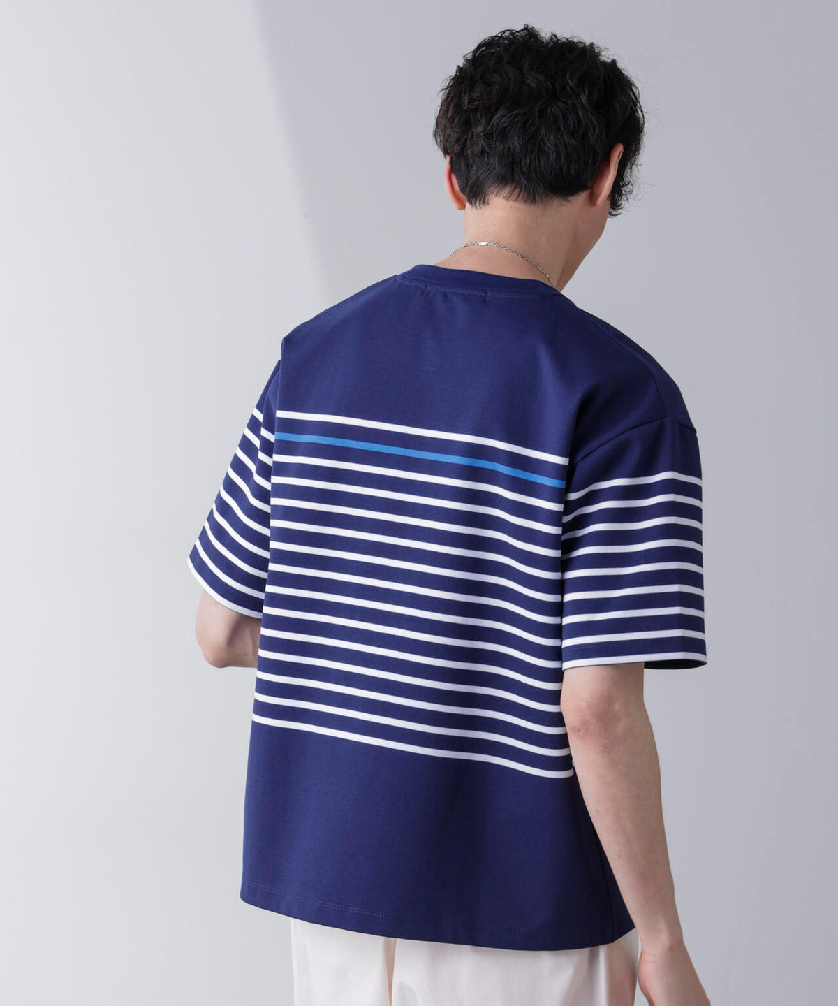パネルボーダーリラックスTシャツ 半袖 | NANO universe（ナノ 