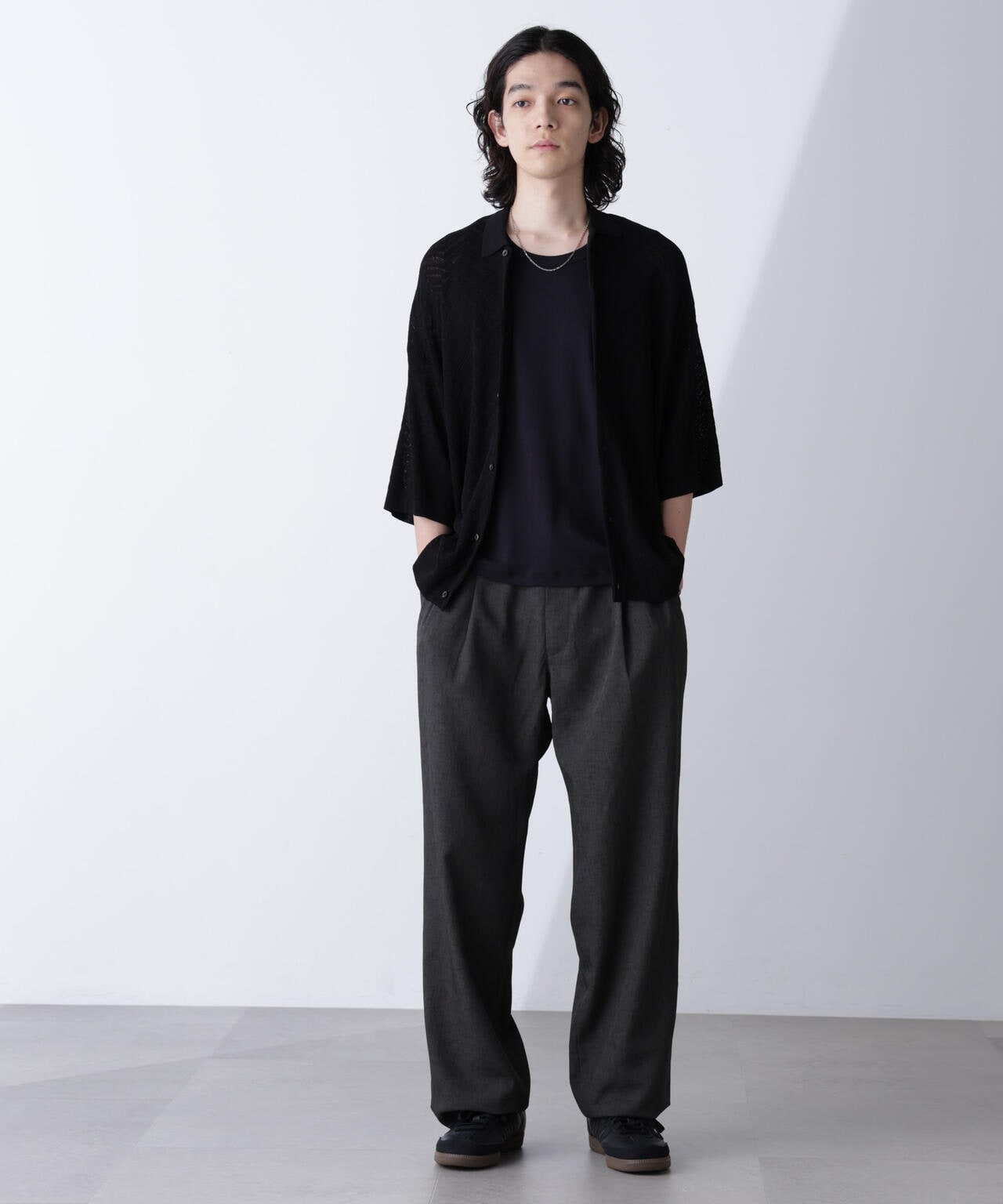 テックリネンワイドイージースラックス(セットアップ可) | NANO