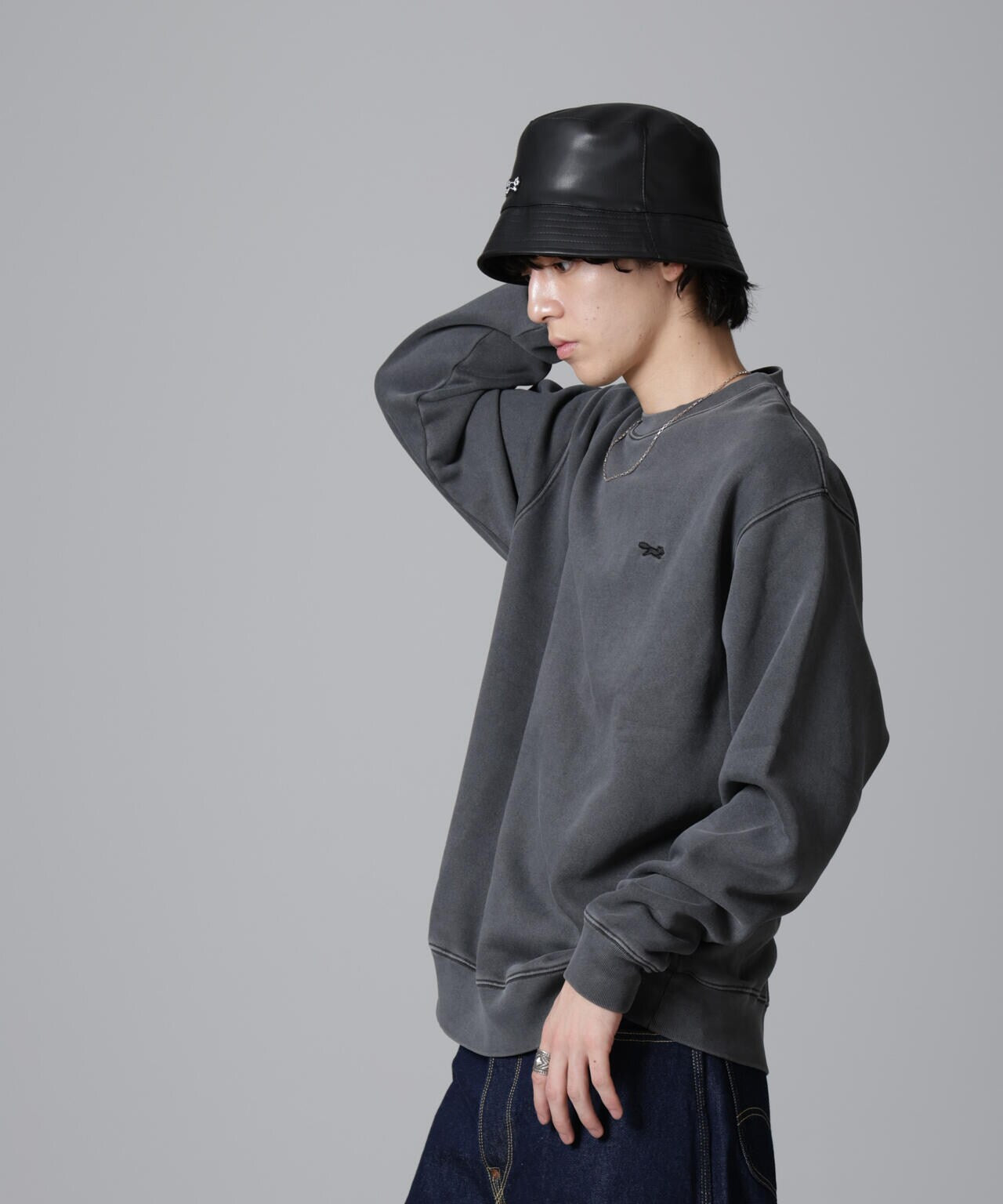 PENNEYS BLACK フェイクレザーバケットハット | NANO universe（ナノ