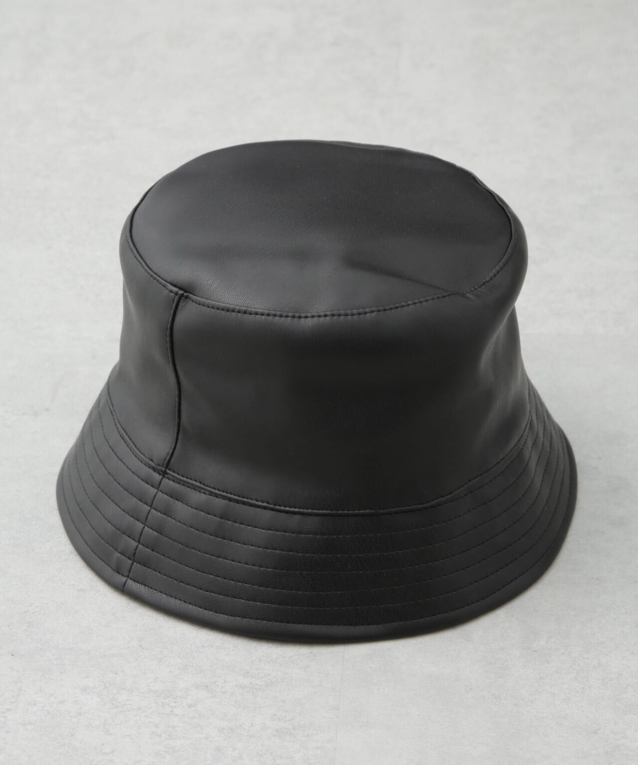 PENNEYS BLACK フェイクレザーバケットハット | NANO universe