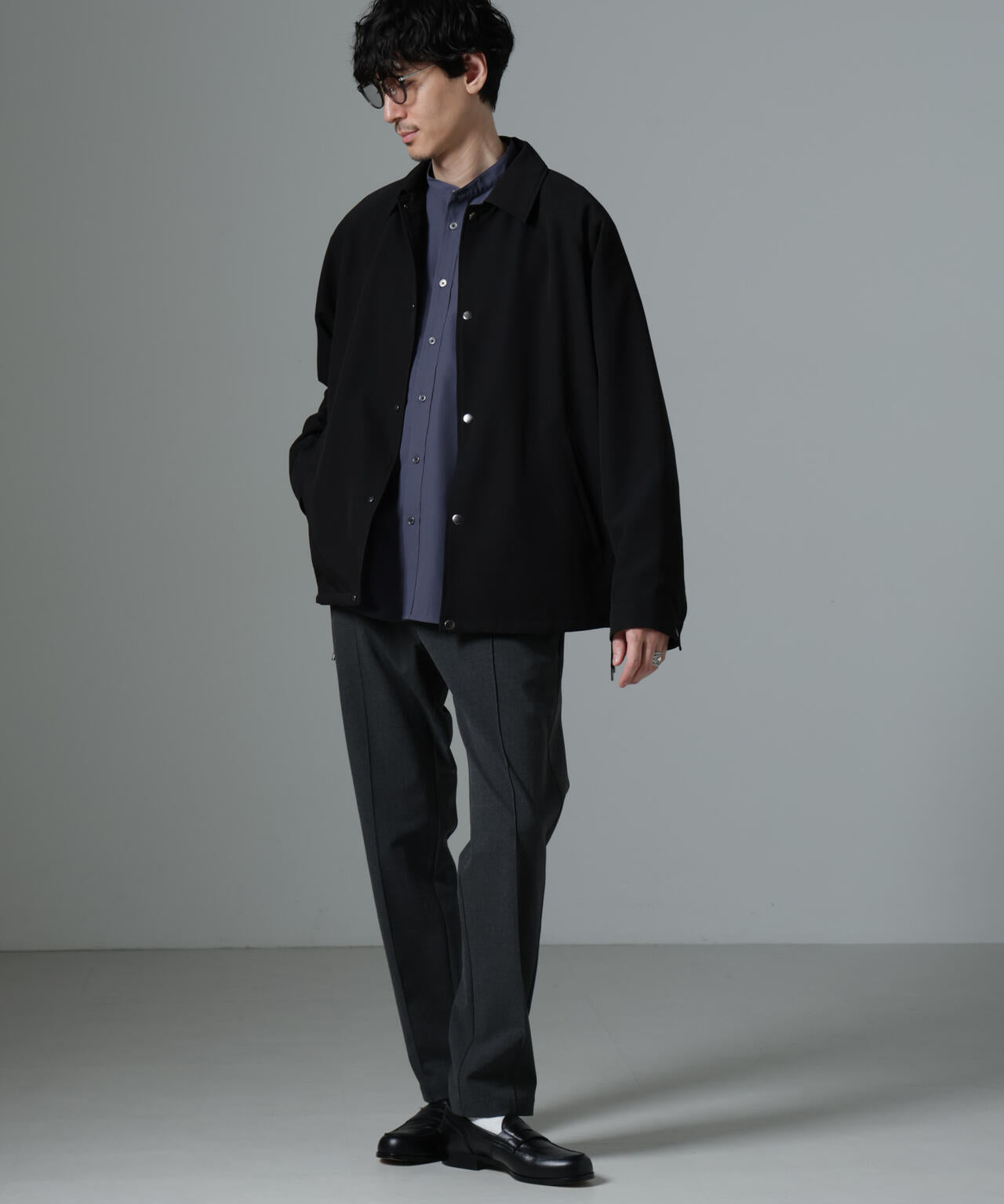 イタリアンドットリラックスコーチジャケット | NANO universe（ナノ