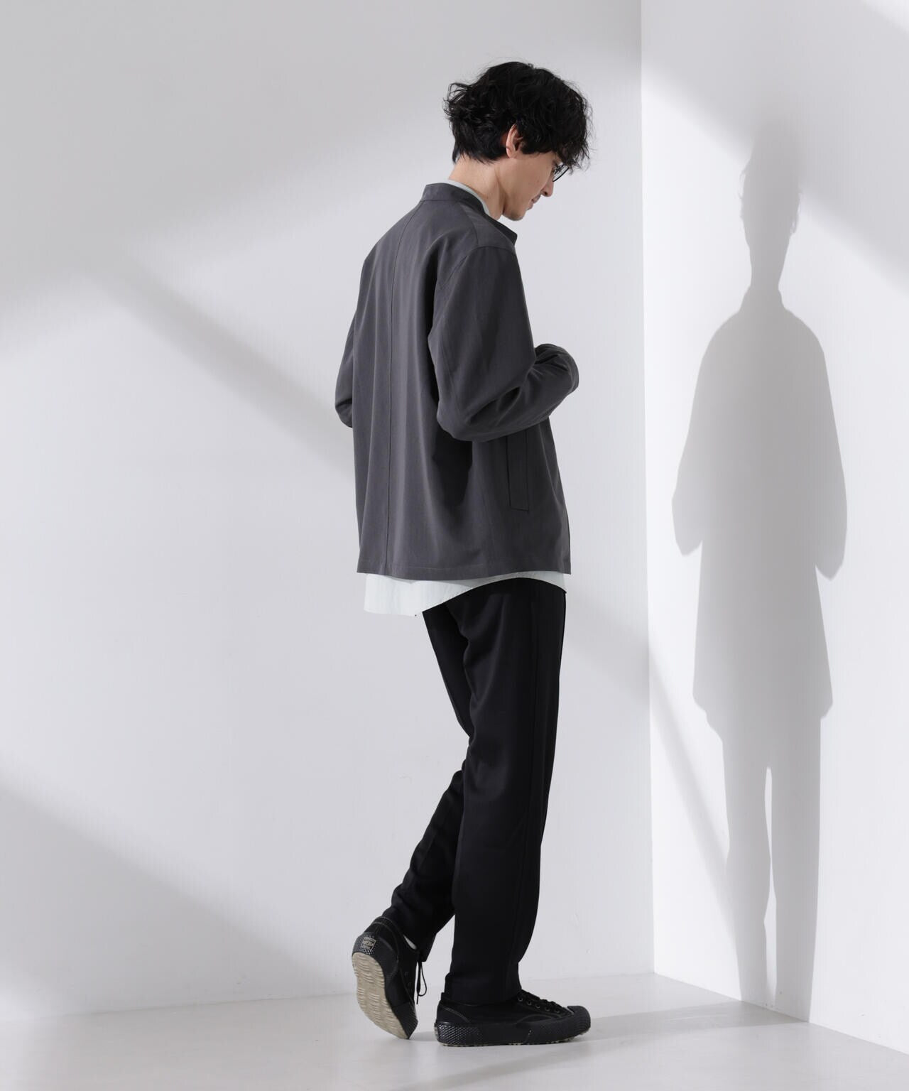 TRシングルライダースブルゾン | NANO universe（ナノ・ユニバース