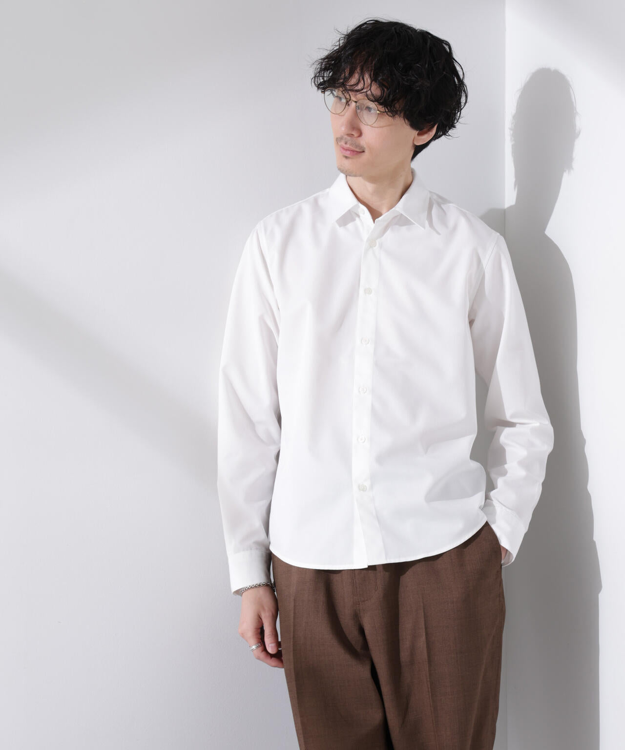スタンダードレギュラーカラーシャツ/長袖 | NANO universe