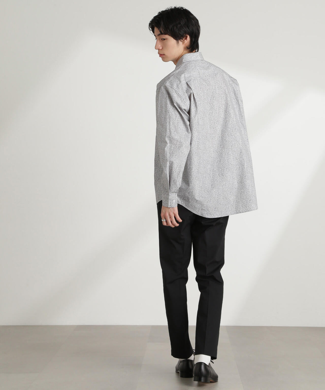 オリジナルパターンフラワープリントシャツ 長袖 | NANO