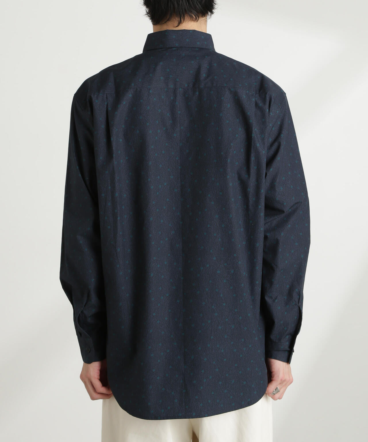 フラワーパターン 長袖シャツ MEN'S マルチカラーフラワーパターン長袖ボタンダウンシャツ