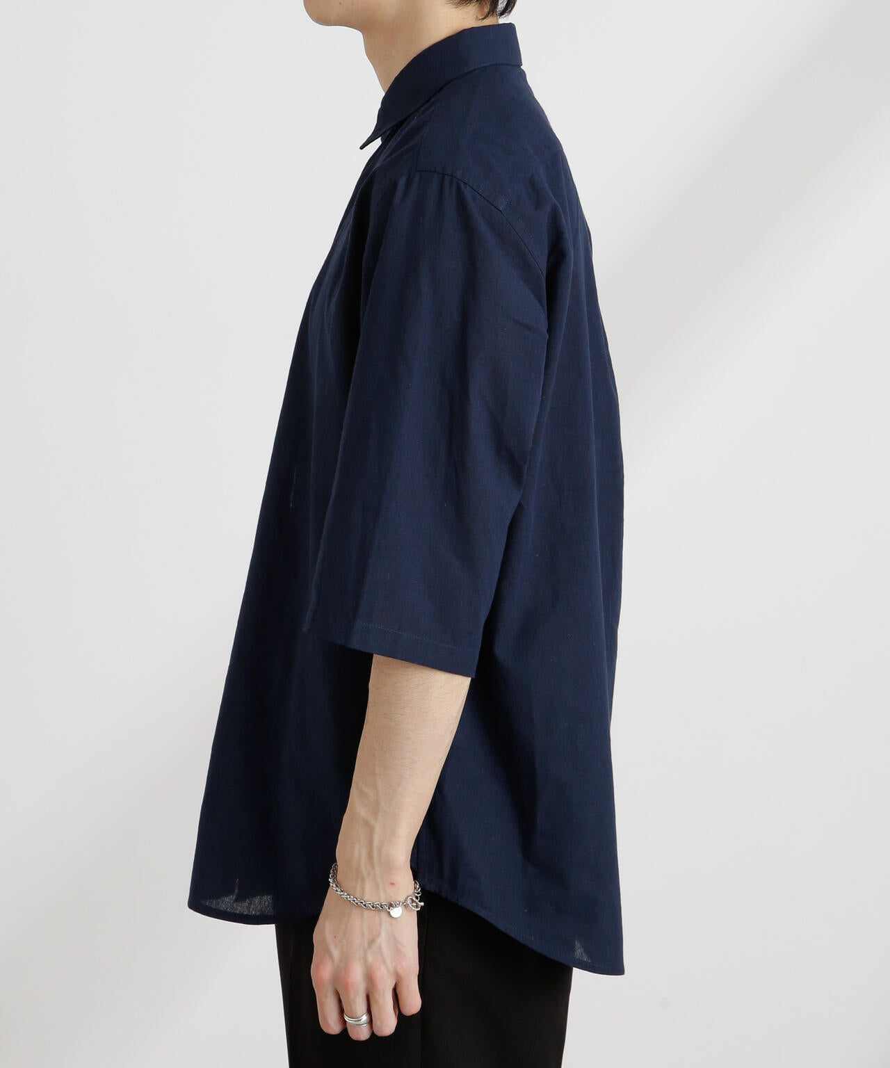 その他 Yu クールマックスリネンレギュラーカラー7分袖 | NANO universe（ナノ