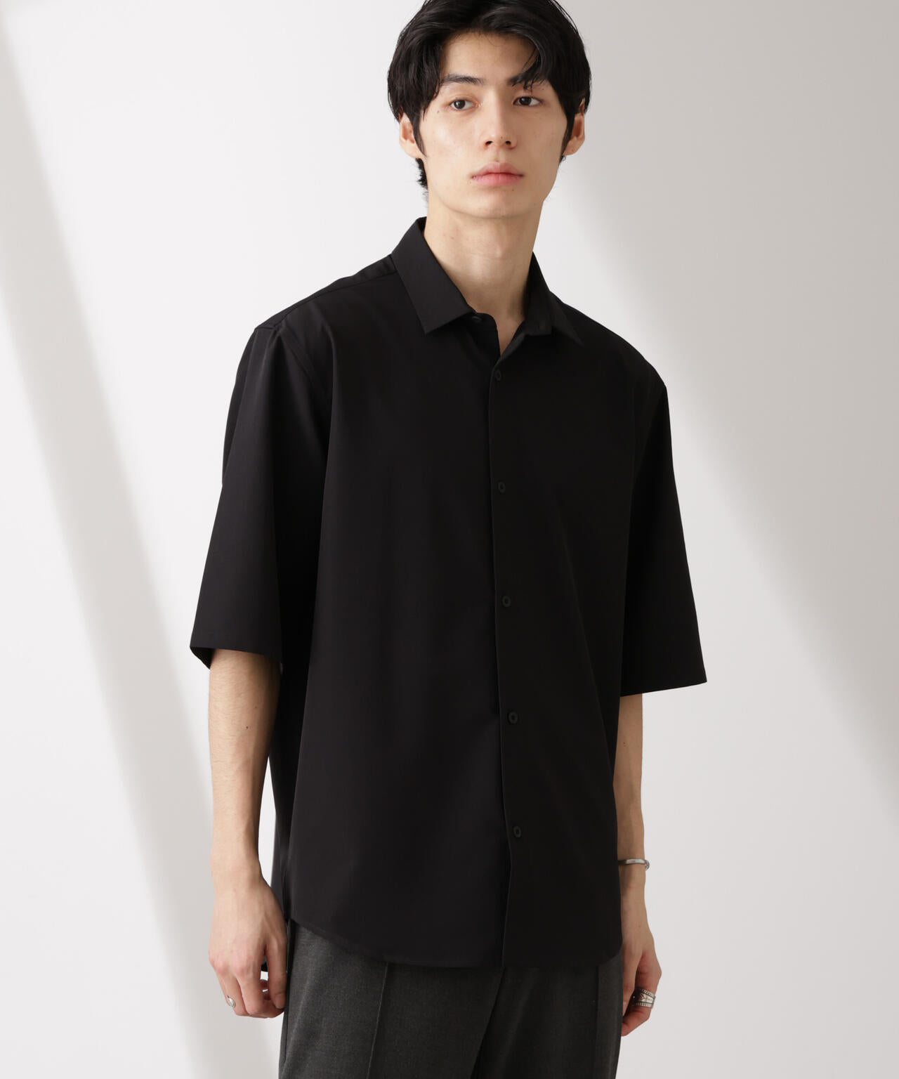 ライトウェイトストレッチ シャツ半袖 | NANO universe（ナノ