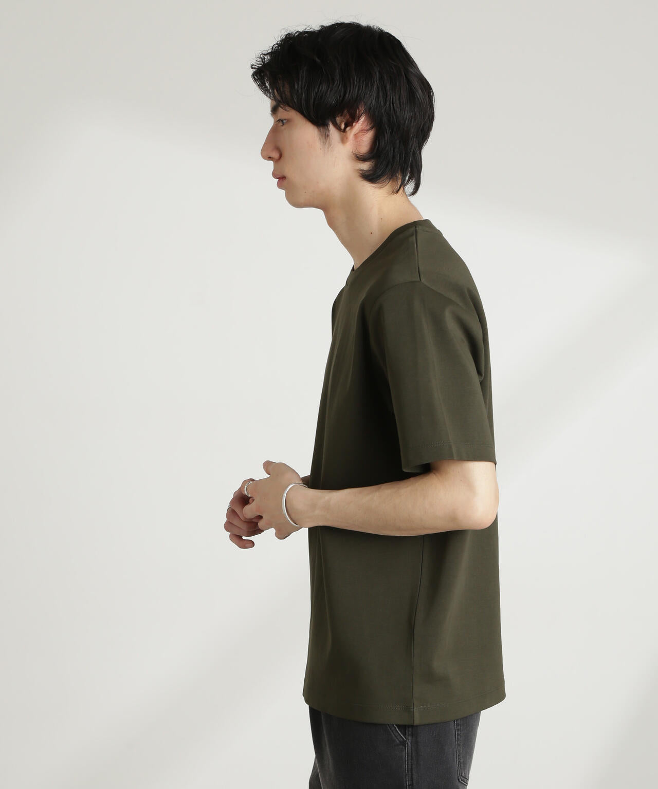 ダブルスムースクルーネックTシャツ 半袖 | NANO universe（ナノ