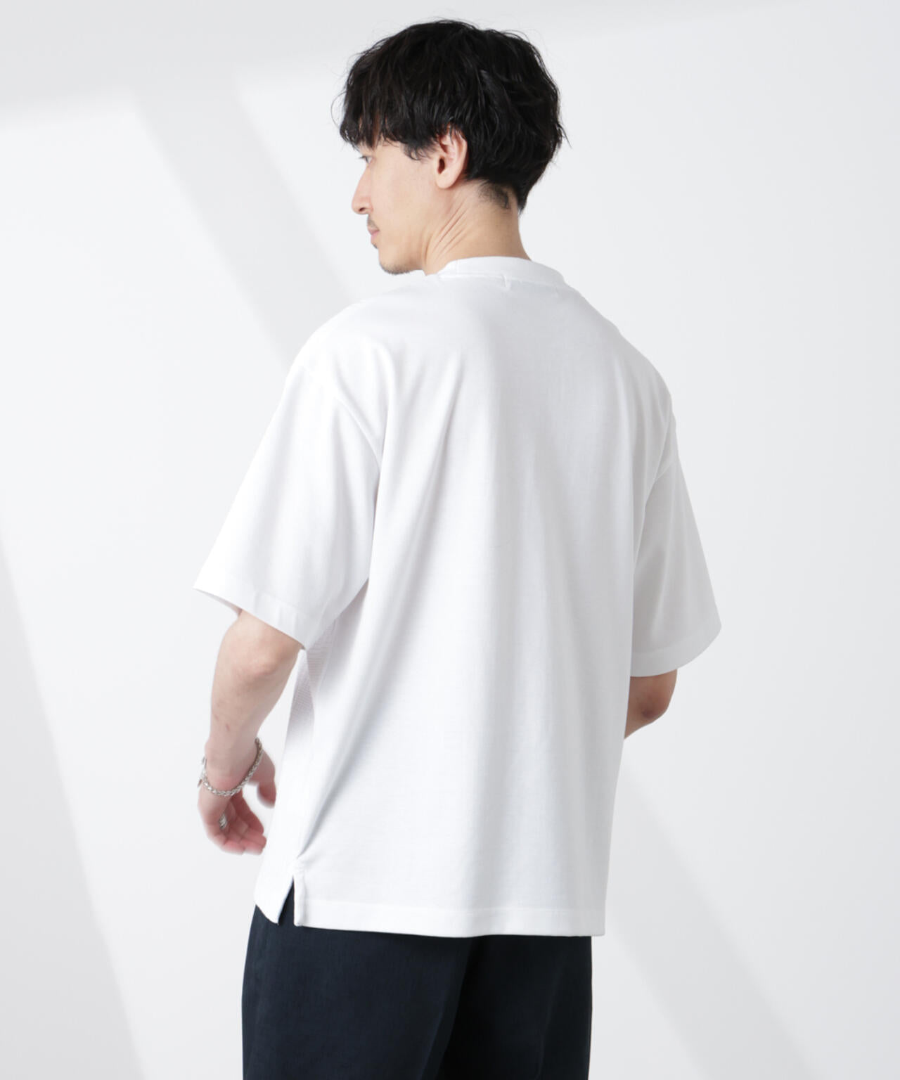 リンクスジャガードコンビTシャツ