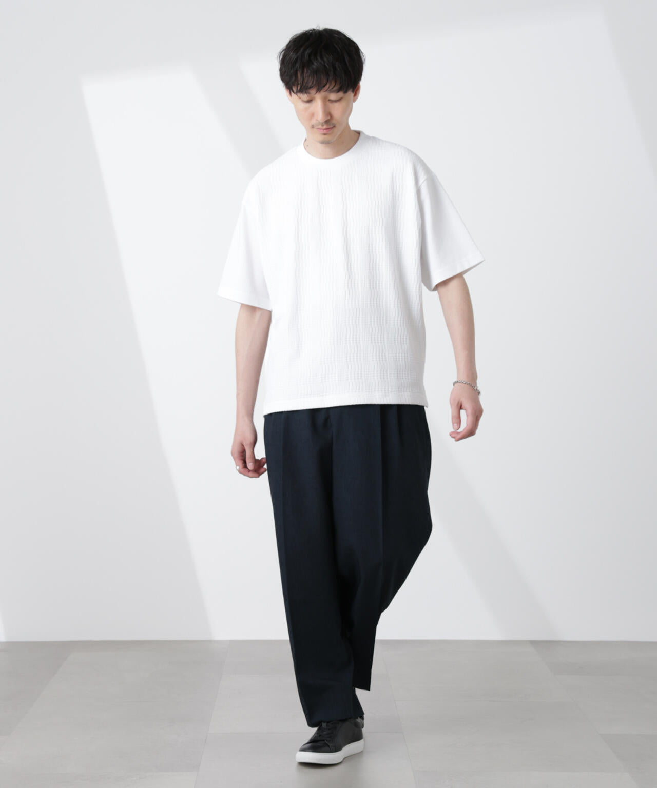 リンクスジャガードコンビTシャツ