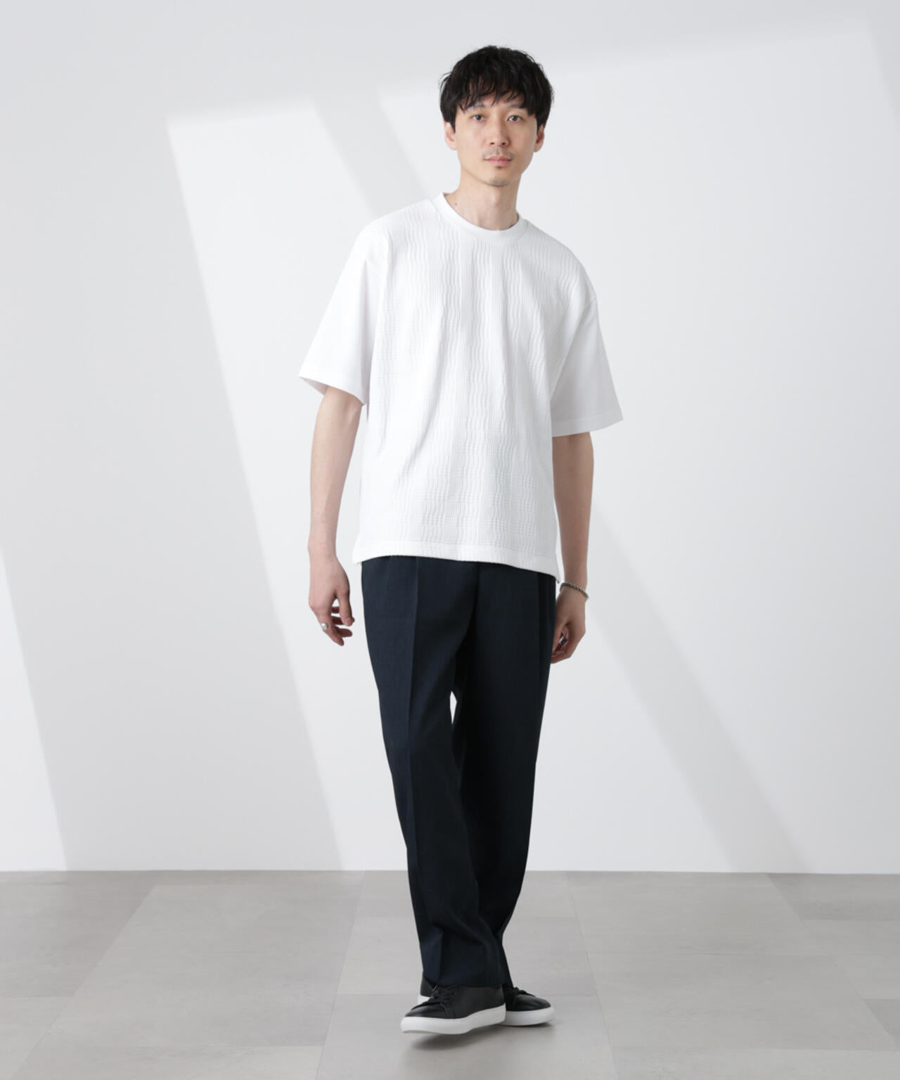 リンクスジャガードコンビTシャツ