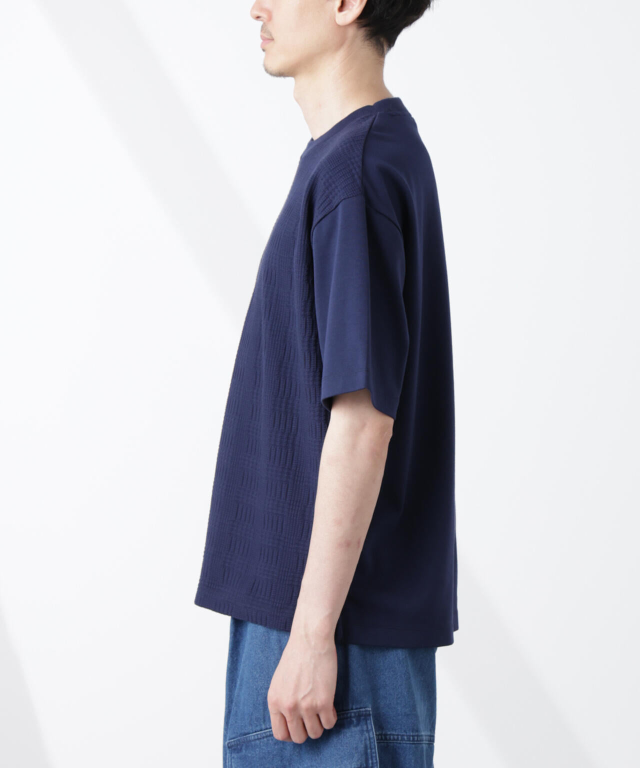 リンクスジャガードコンビTシャツ
