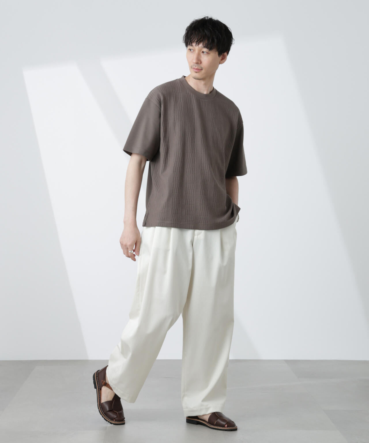リンクスジャガードコンビTシャツ