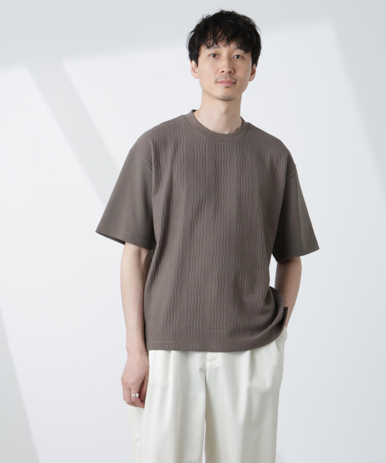 リンクスジャガードコンビTシャツ