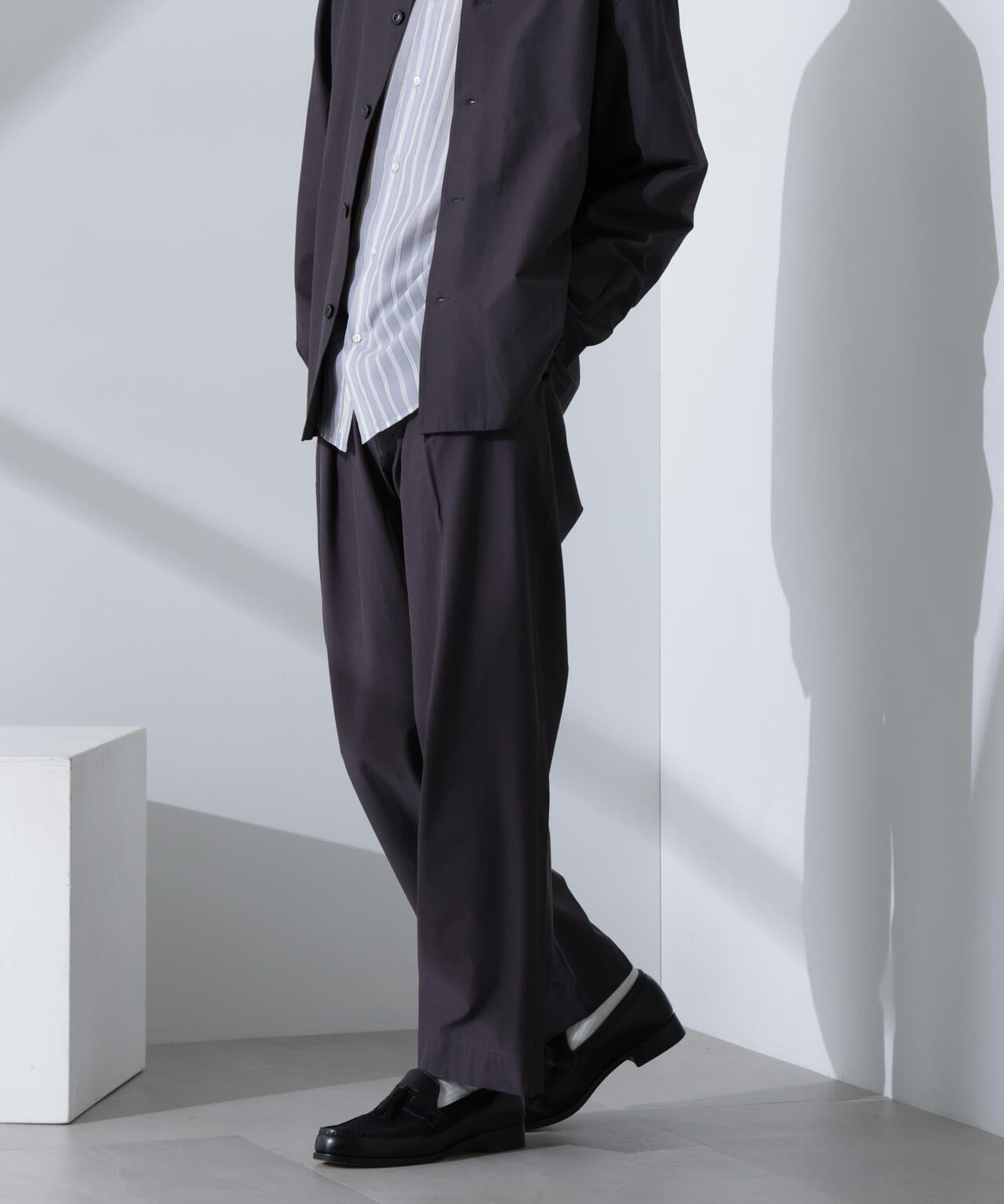 ストレッチワイドイージーパンツ(セットアップ可) | NANO universe