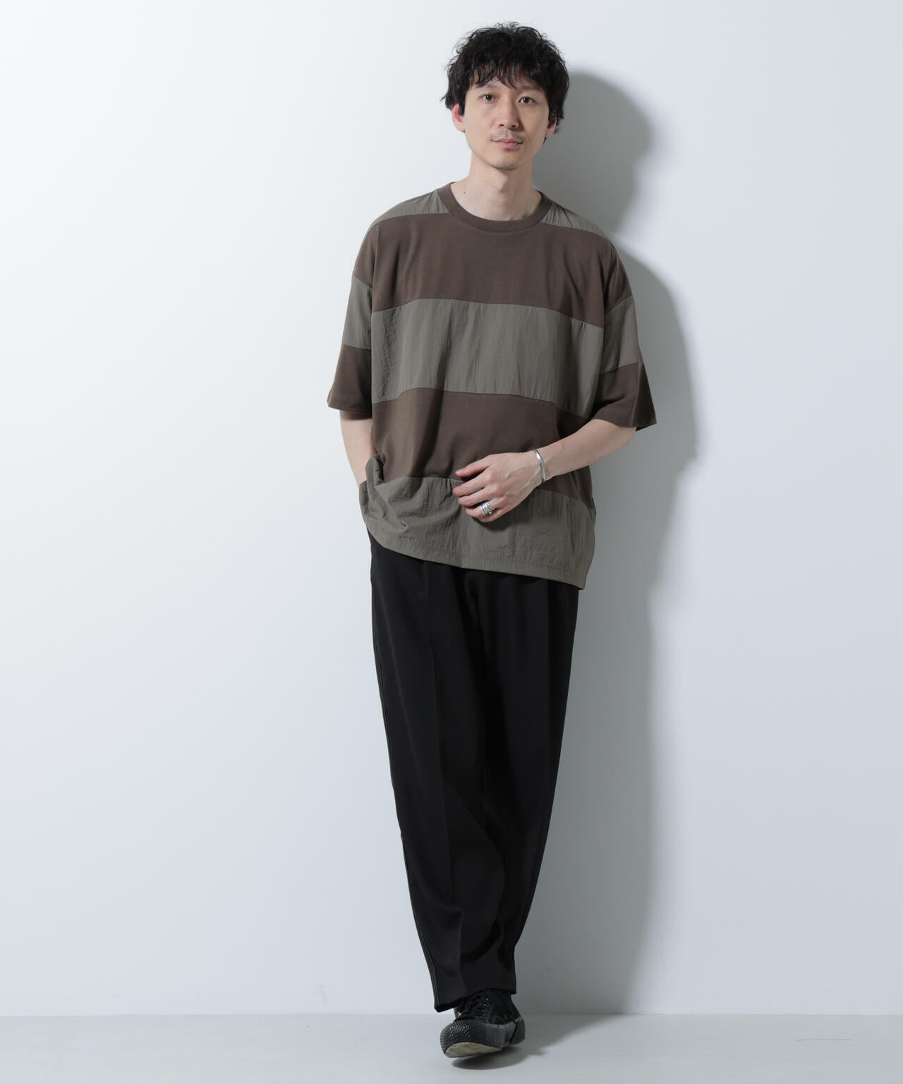 イージー側章スラックス | NANO universe（ナノ・ユニバース