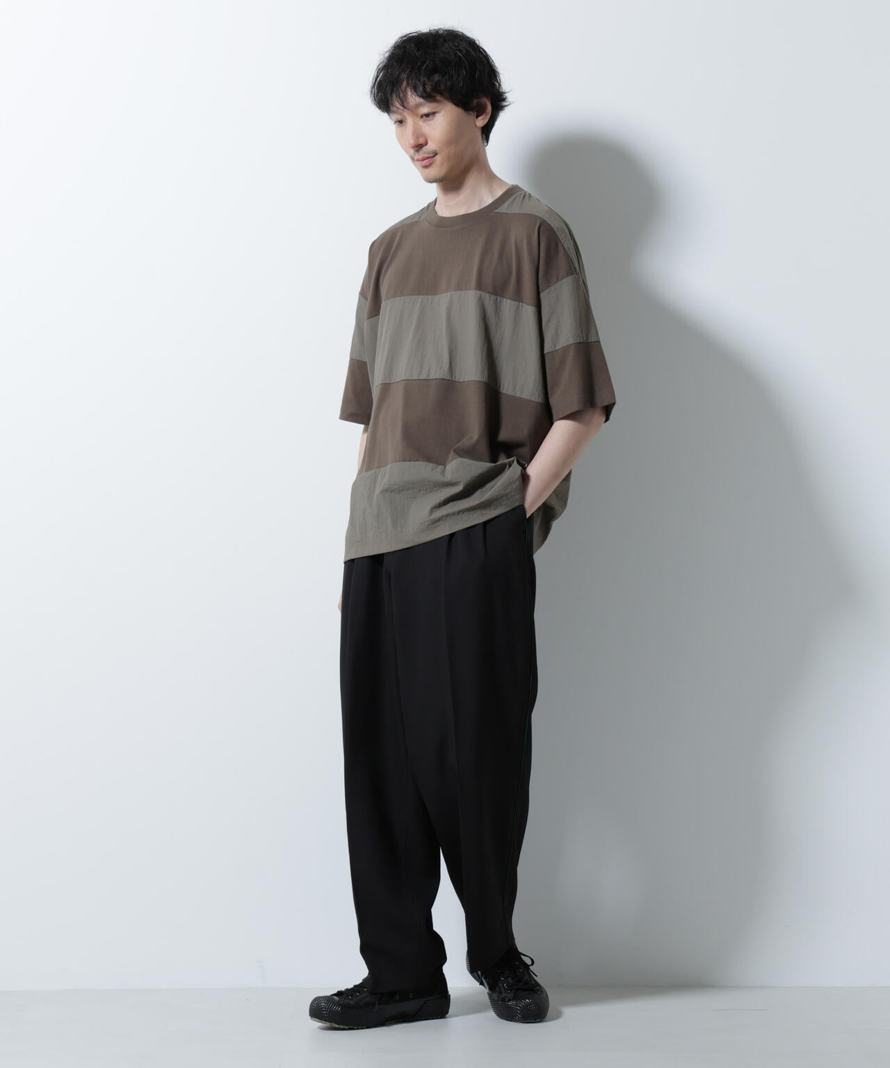 nonページ イージー側章スラックス | NANO universe（ナノ・ユニバース